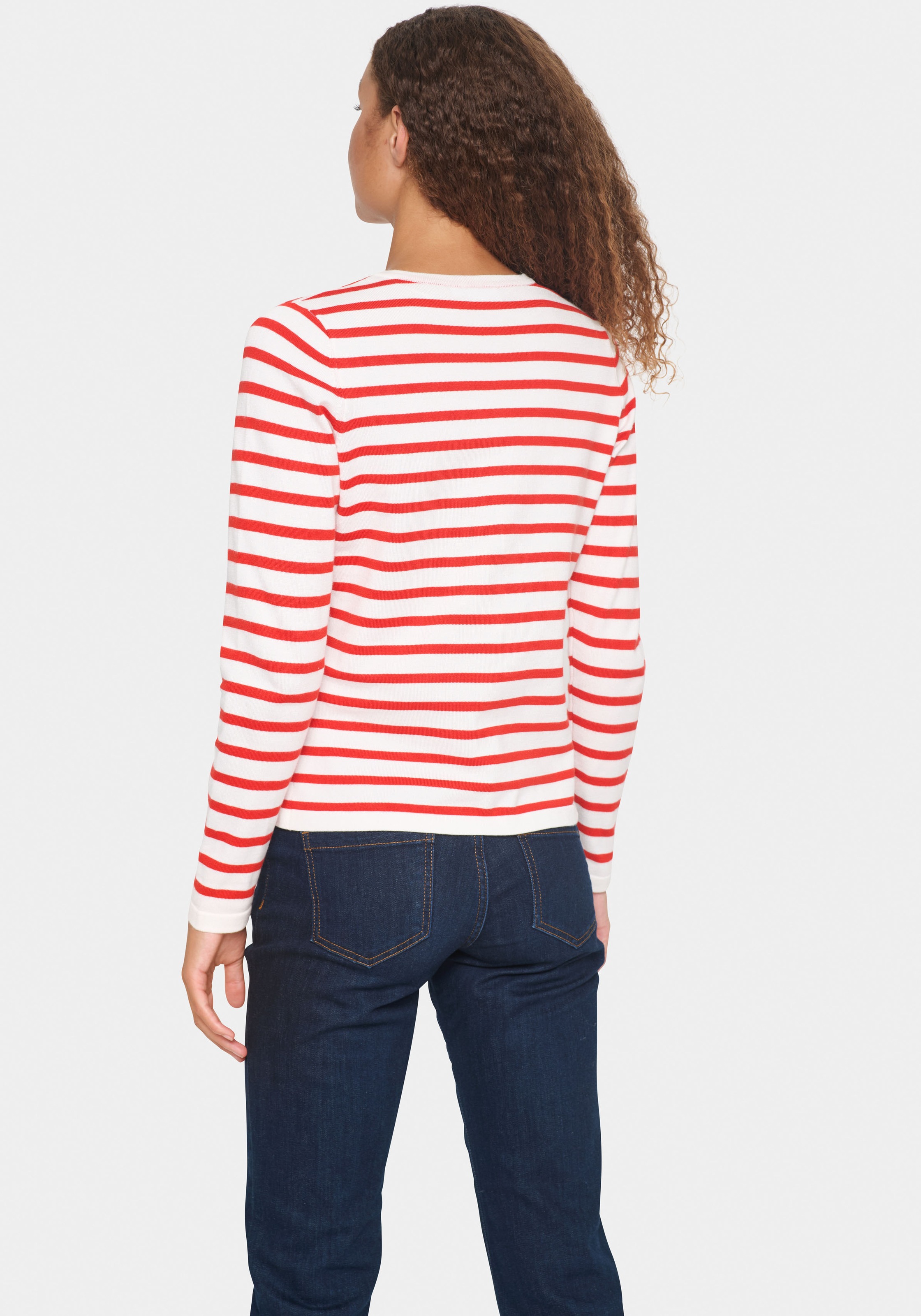 Saint Tropez Strickjacke MilaSZ Striped Cardigan günstig online kaufen