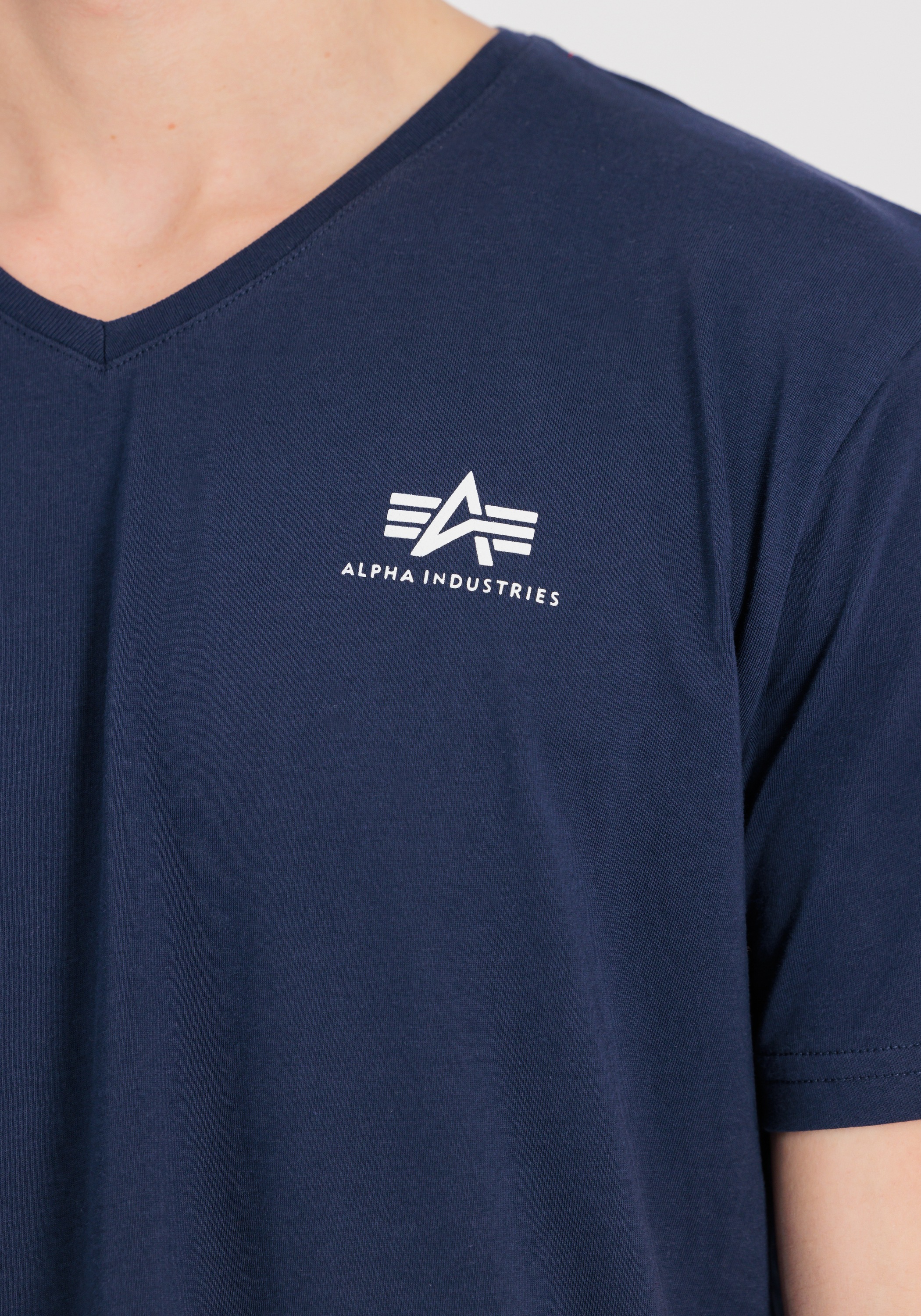 Alpha Industries T-Shirt »Basic V-Neck T-Shirt SL«