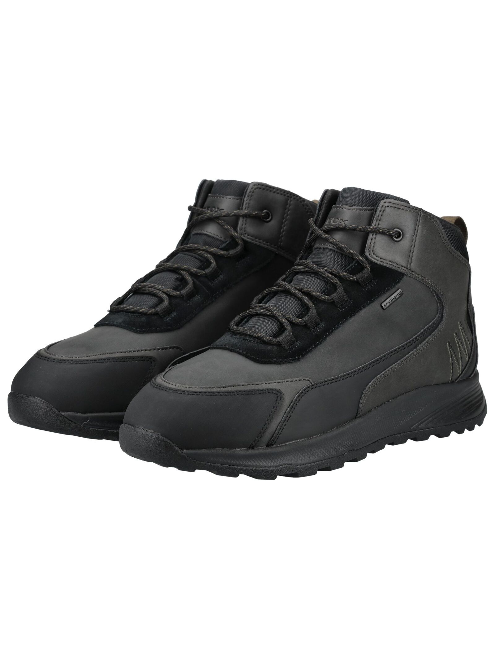 Geox Schnürstiefelette »Geox Stiefelette Lederimitat/Textil«