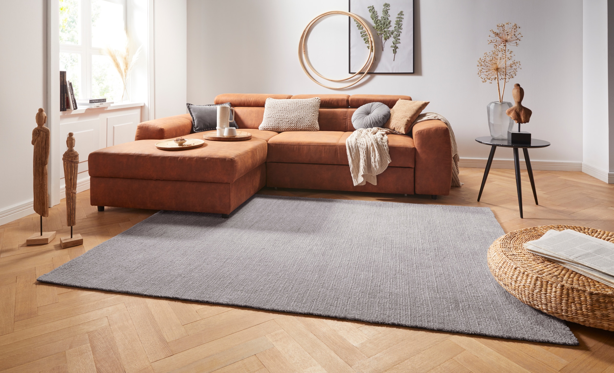 HANSE Home Teppich »Supersoft«, rechteckig, 10 mm Höhe, Kurzflor, Läufer Modern, Einfarbig, Wohnzimmer, Schlafzimmer