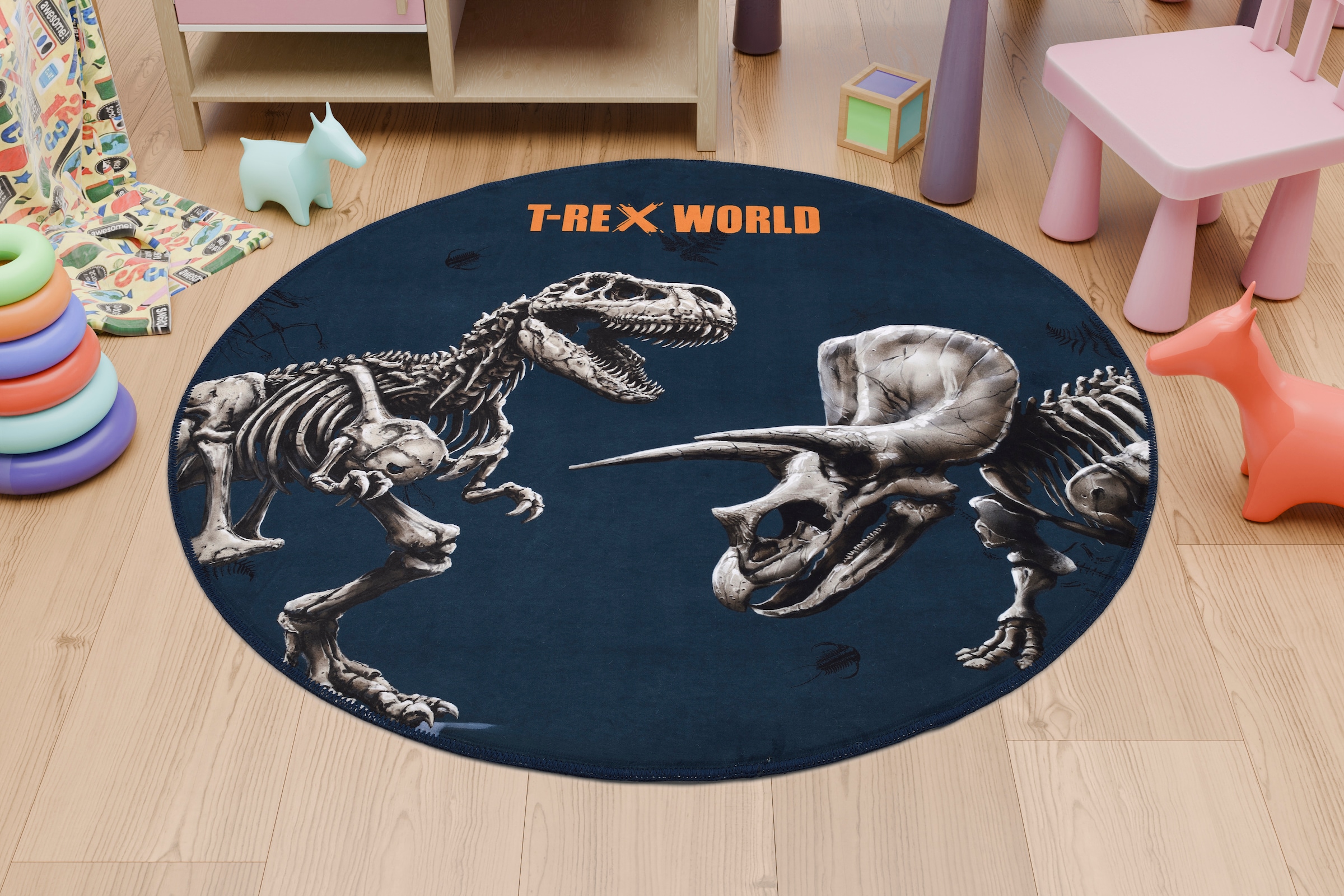 Böing Carpet Böing Carpet Kinderteppich »T-Rex Worl...