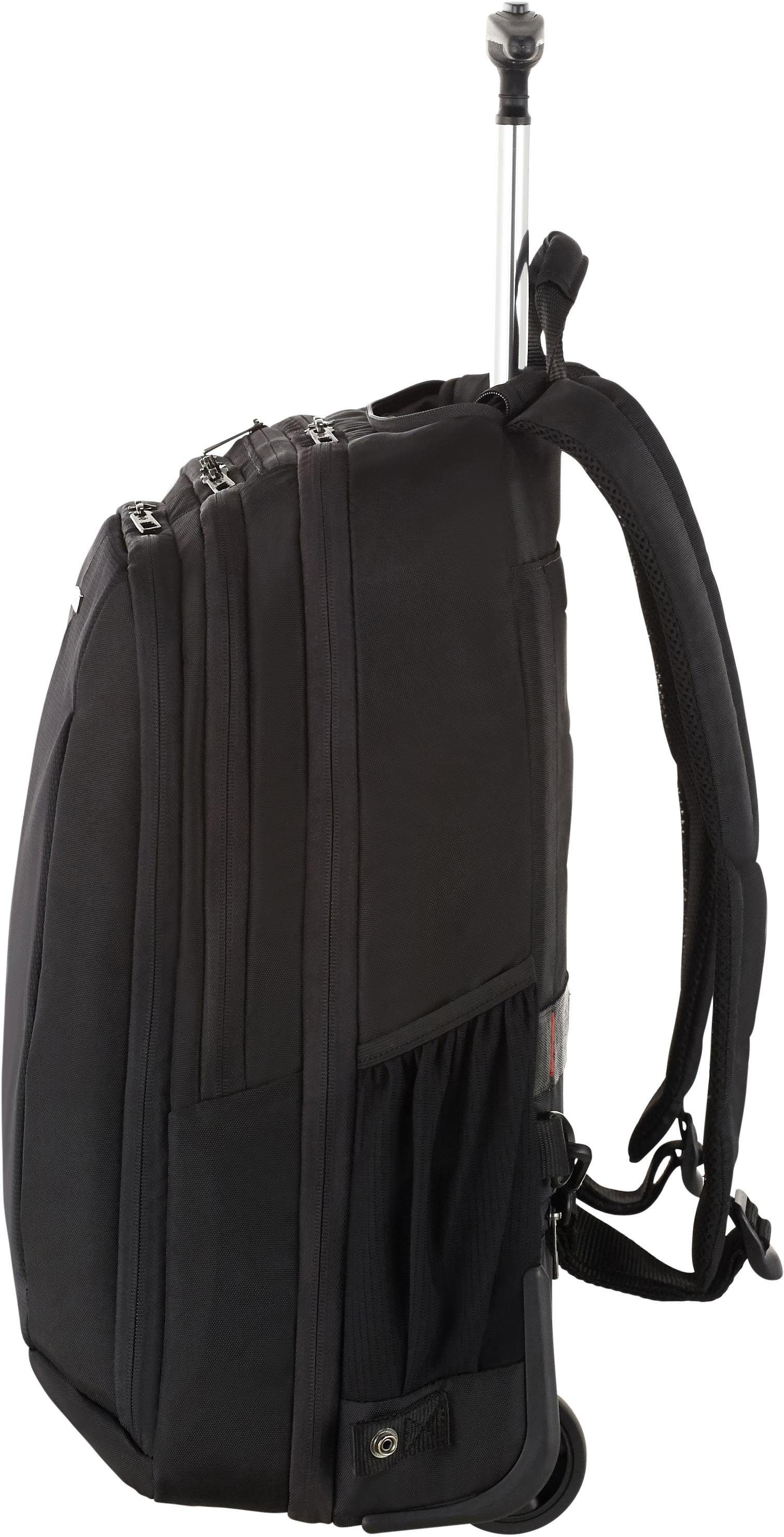 Samsonite Laptoprucksack »Guardit 2.0, black, mit 2 Rollen und Trolleyfunktion«, Reisekoffer Trolley Aufgabegepäck TSA-Zahlenschloss