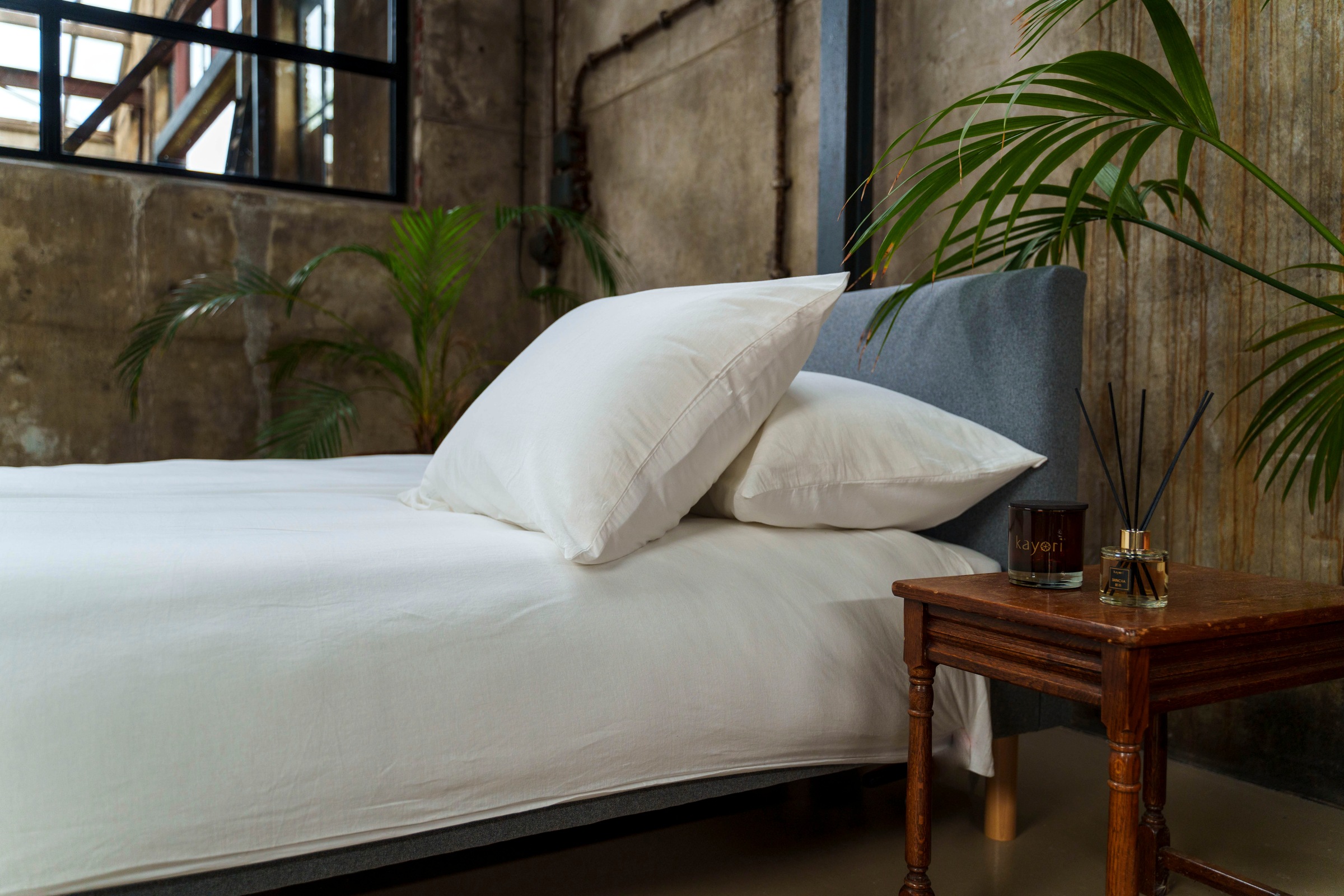 kayori Bettwäsche "Ine" 2 Stk. 65% Baumwolle - 35% Leinen günstig online kaufen