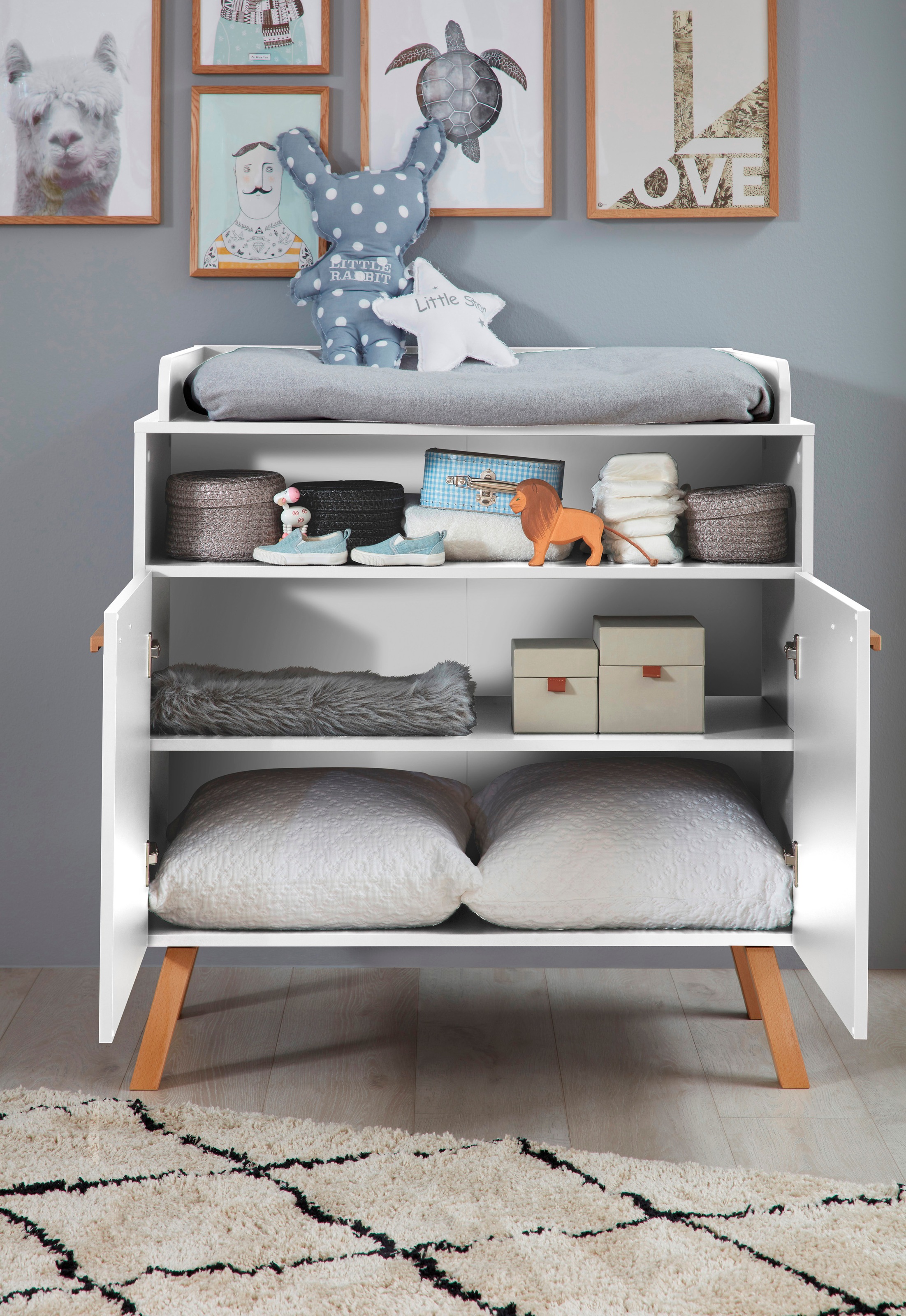 trendteam Babymöbel-Set »Mats«, (2 tlg.), neutrales Design