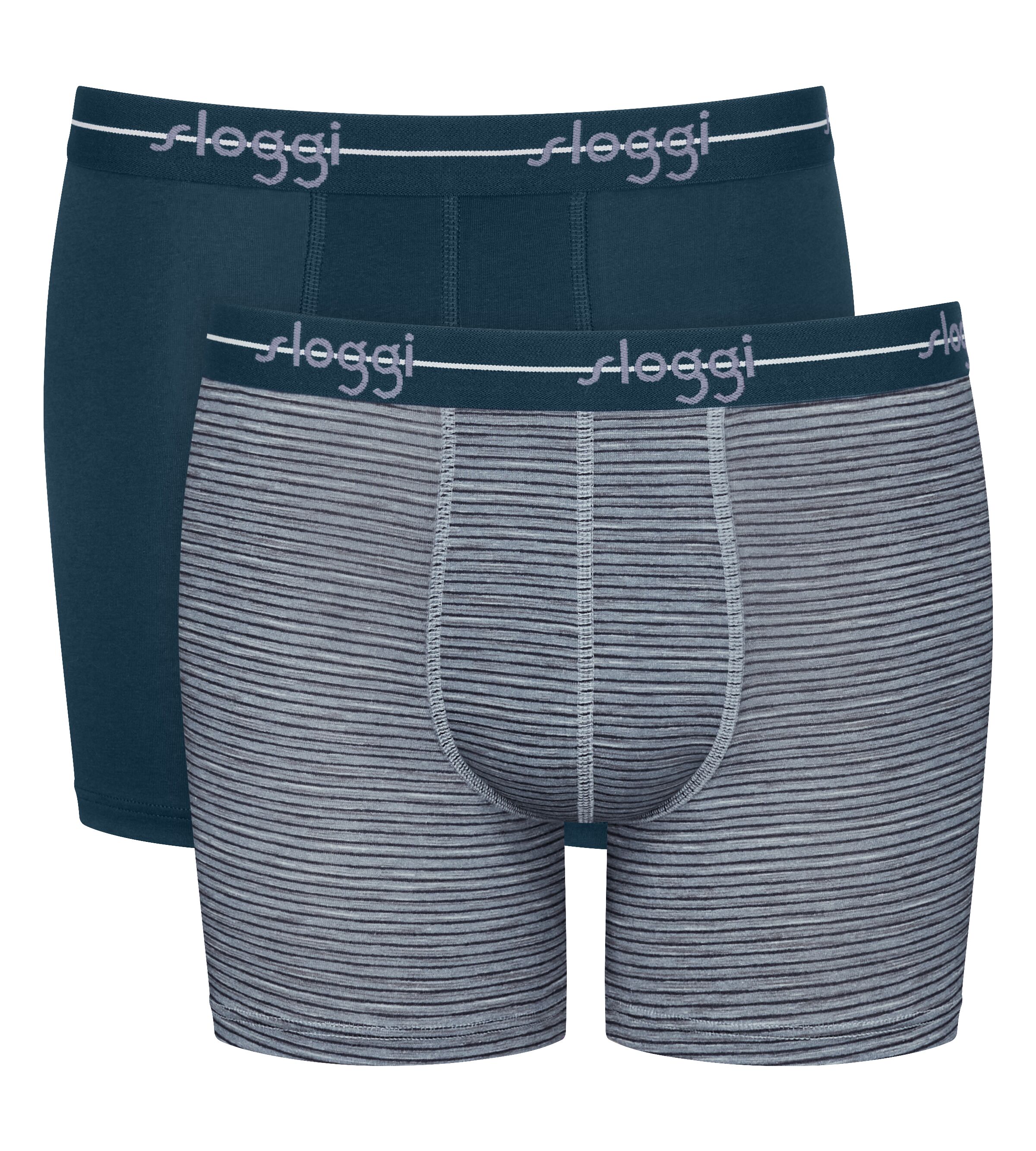 sloggi Boxershorts "men Start" ohne Eingriff, extra weiches Taillenband, Single-Jersey Qualität