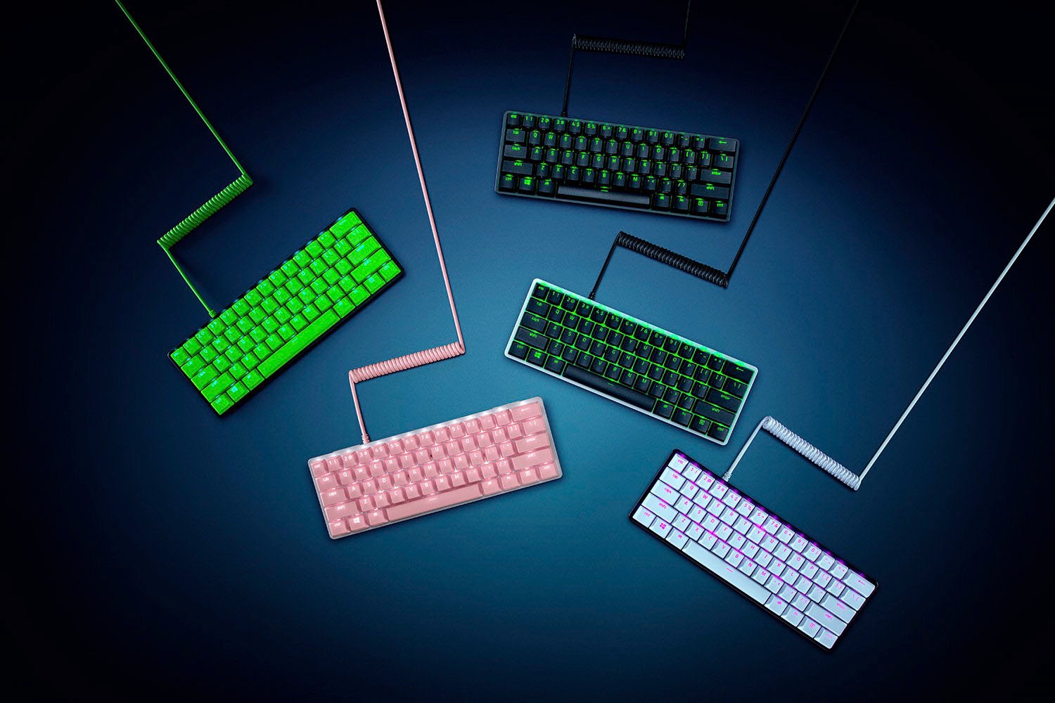 RAZER Tastatur »Keycap + Coiled Cable Upgrade Set«, (Fn-Tasten-USB-Anschluss)