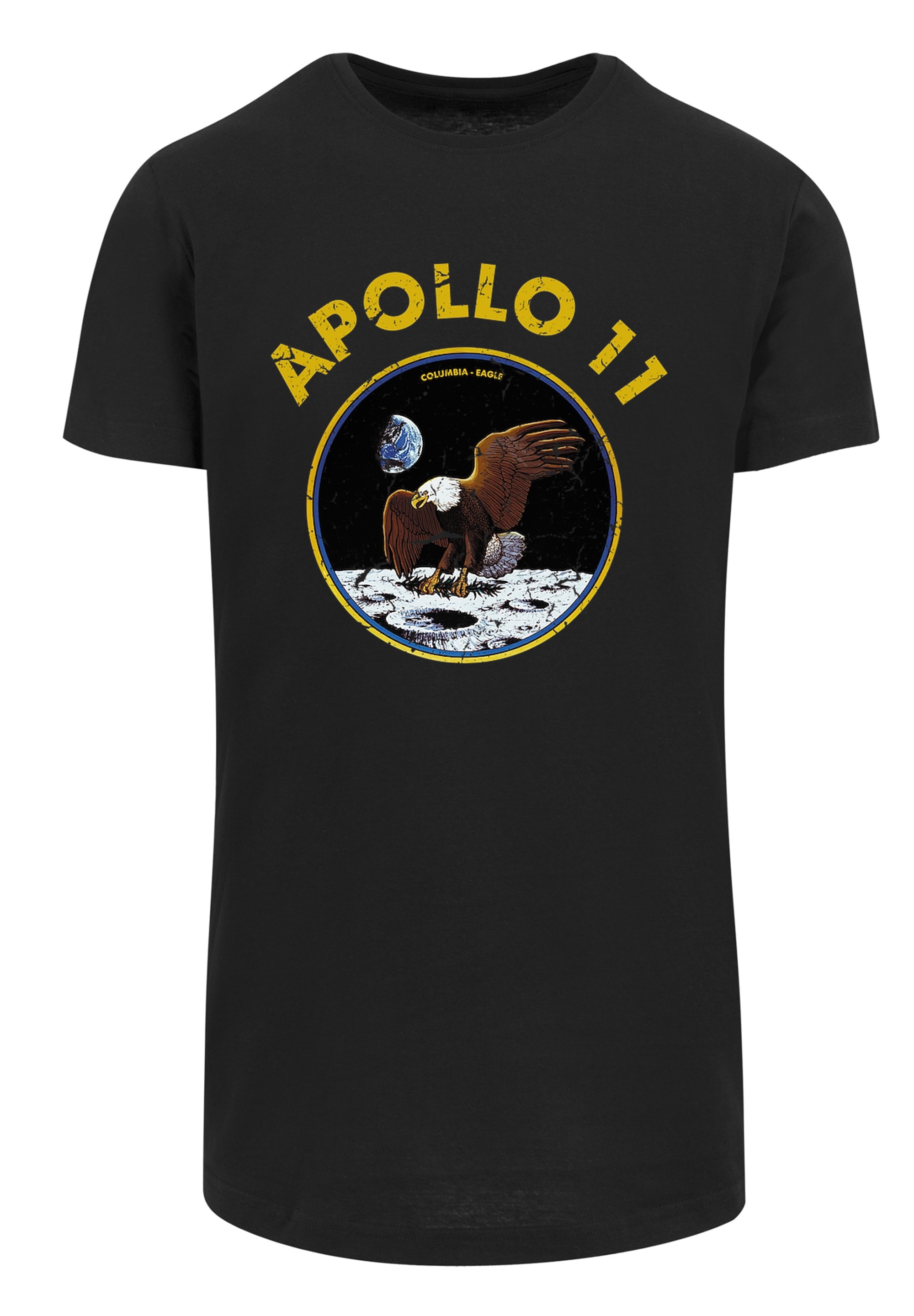 F4NT4STIC T-Shirt »NASA Classic Mondlandung Black«, Herren,Premium Merch,Lang,Longshirt,Bedruckt
