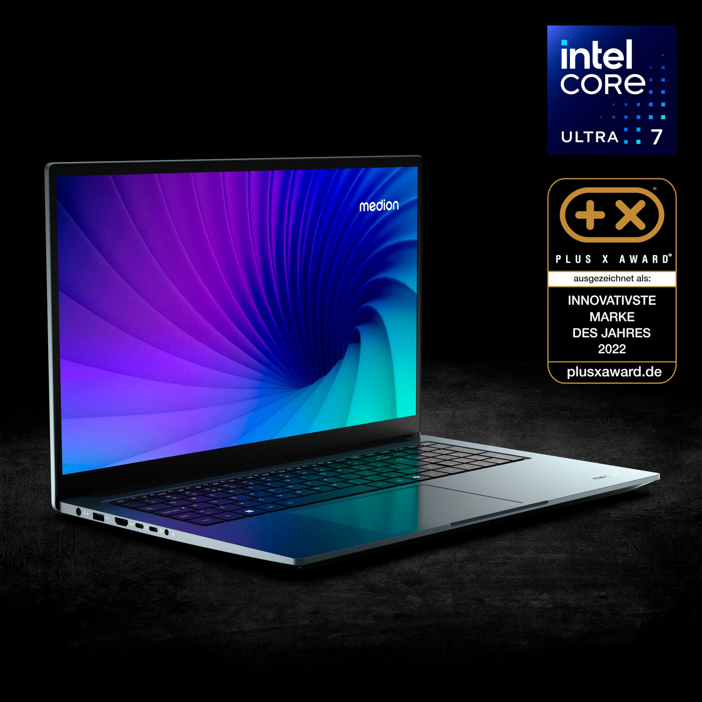 Medion® Notebook »S20 Ultrathin Laptop«, 43,9 cm, / 17,3 Zoll, Intel, Ultra 7, ARC, 1000 GB SSD