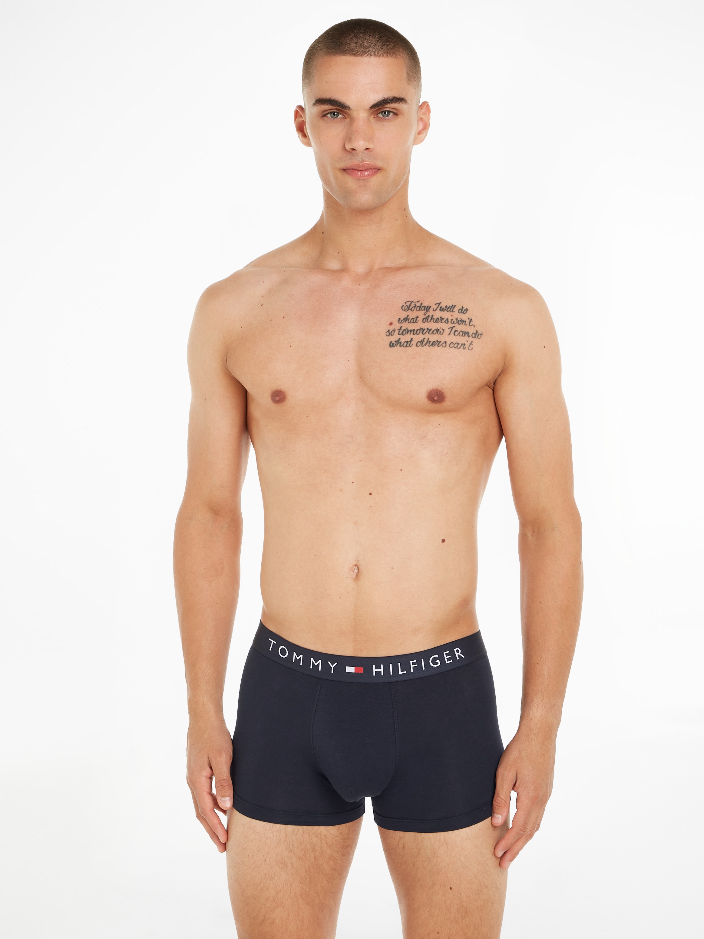 Tommy Hilfiger Underwear Trunk "3P TRUNK WB", 3 Stk. mit Logobund günstig online kaufen
