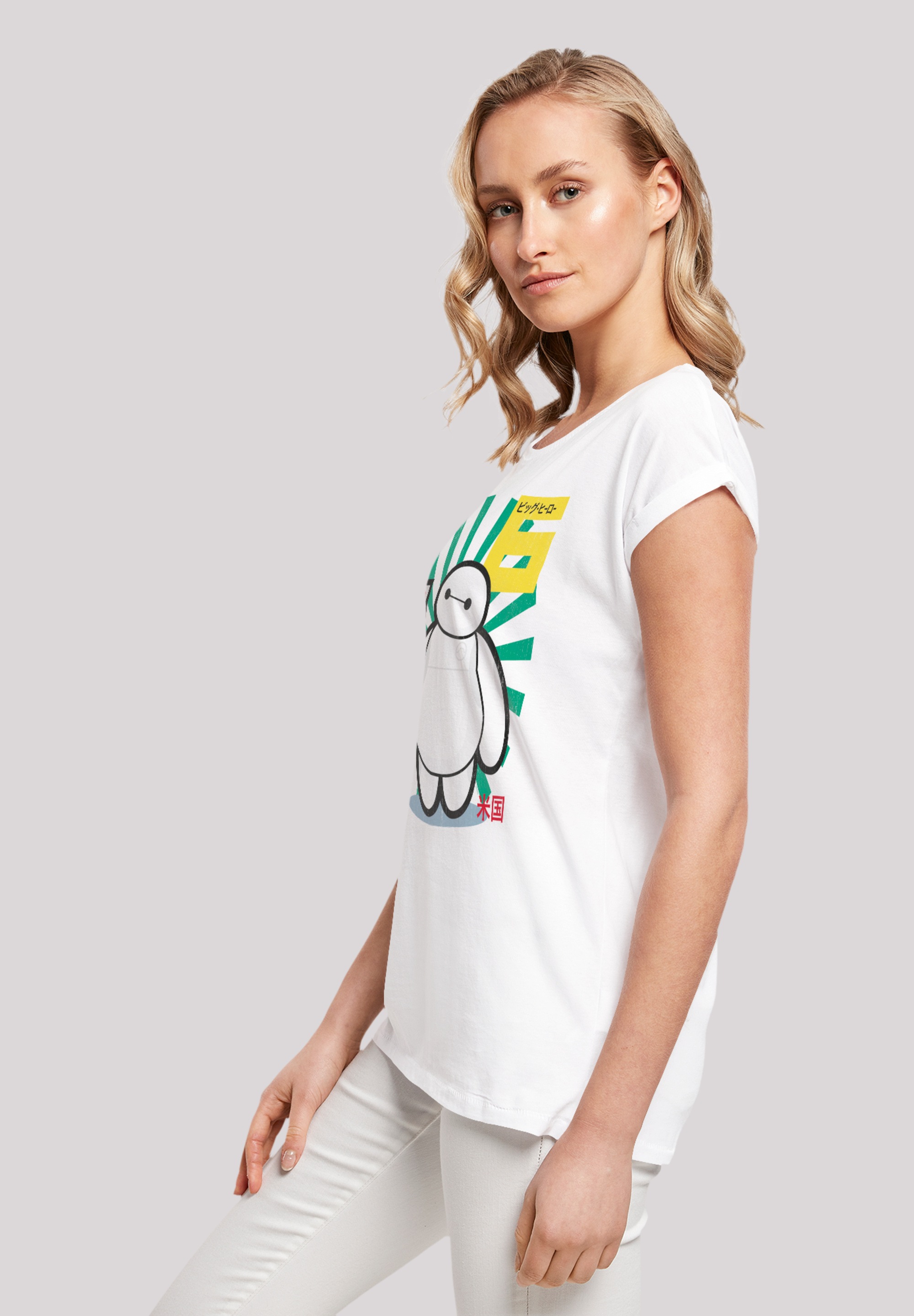 F4NT4STIC T-Shirt »Big Hero 6 Baymax Lollypop«, Premium Qualität