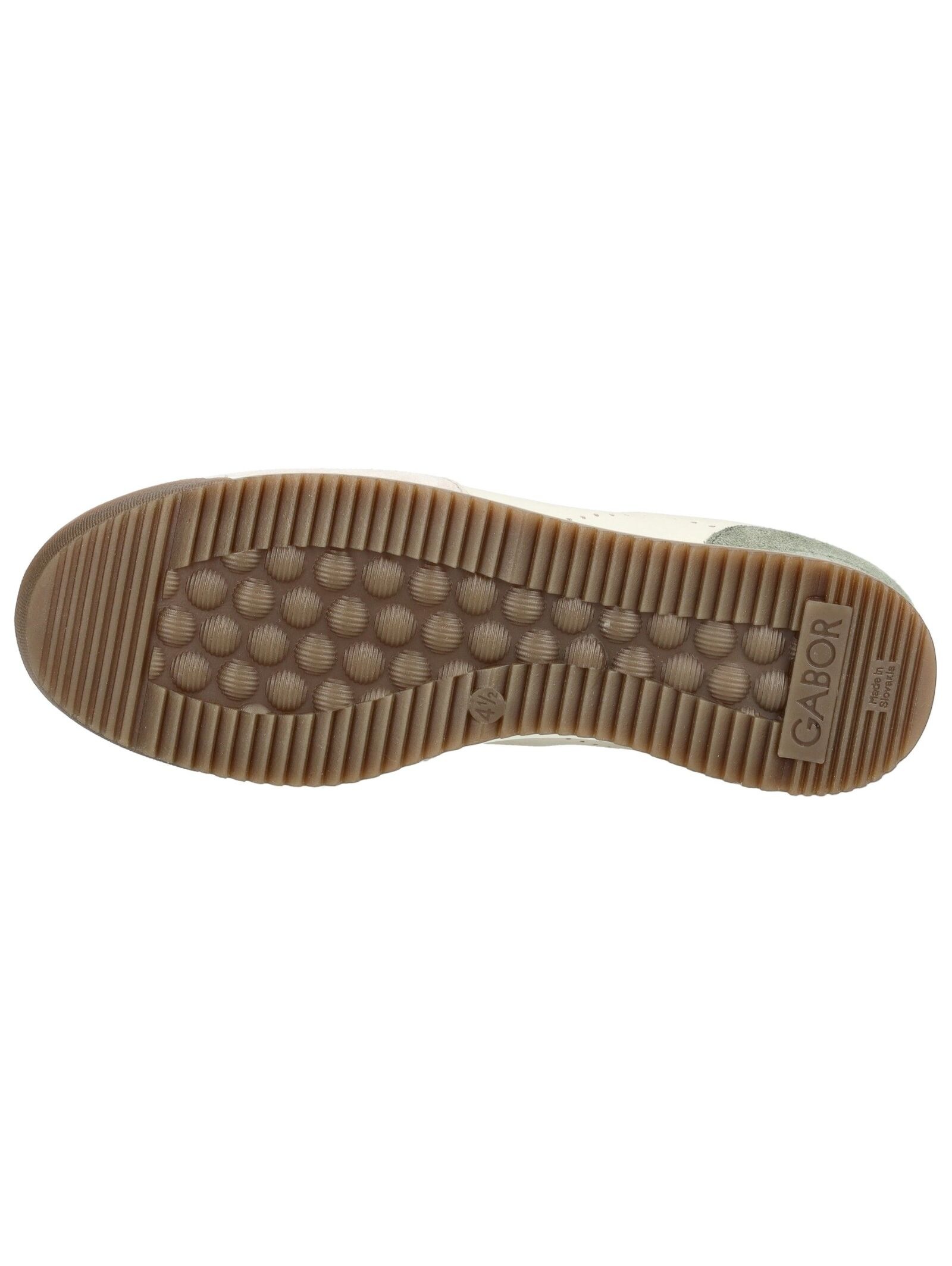 Gabor Sneaker Leather Beige/Green Size 38 7