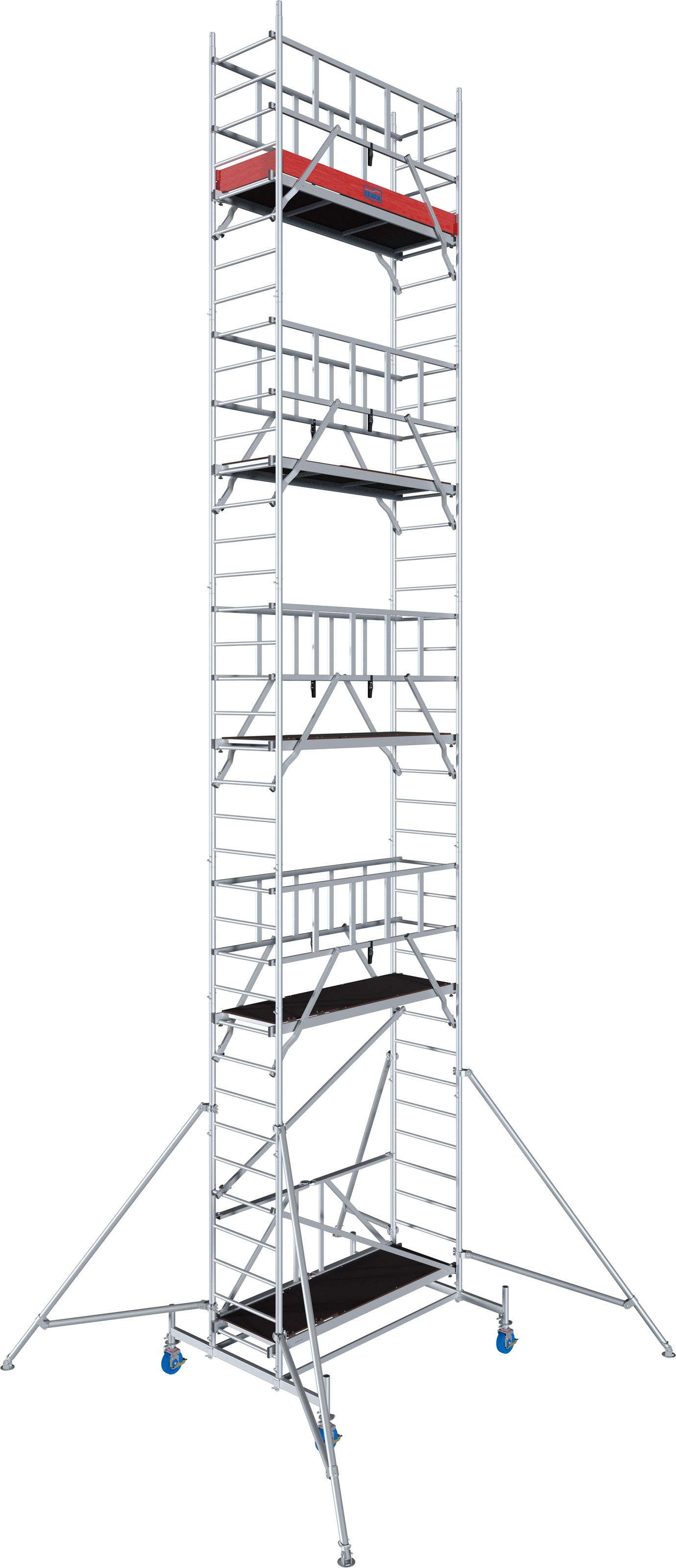 KRAUSE Fahrgerüst »ProTec XS Alu-FaltGerüst«, Arbeitshöhe: 10,8 Meter