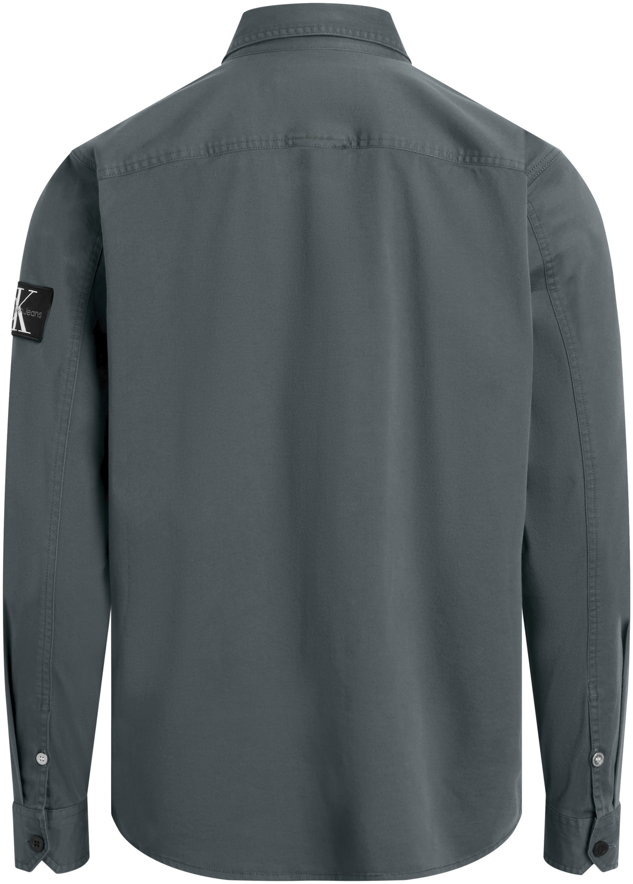 Calvin Klein Jeans Langarmhemd »MONOLOGO BADGE RELAXED SHIRT«