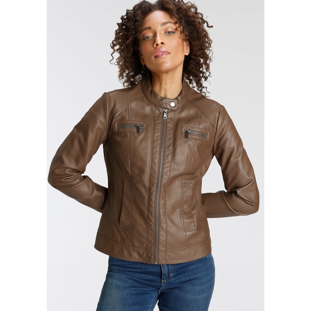 ONLY Lederimitatjacke »ONLBANDIT FAUX LEATHER BIKER«