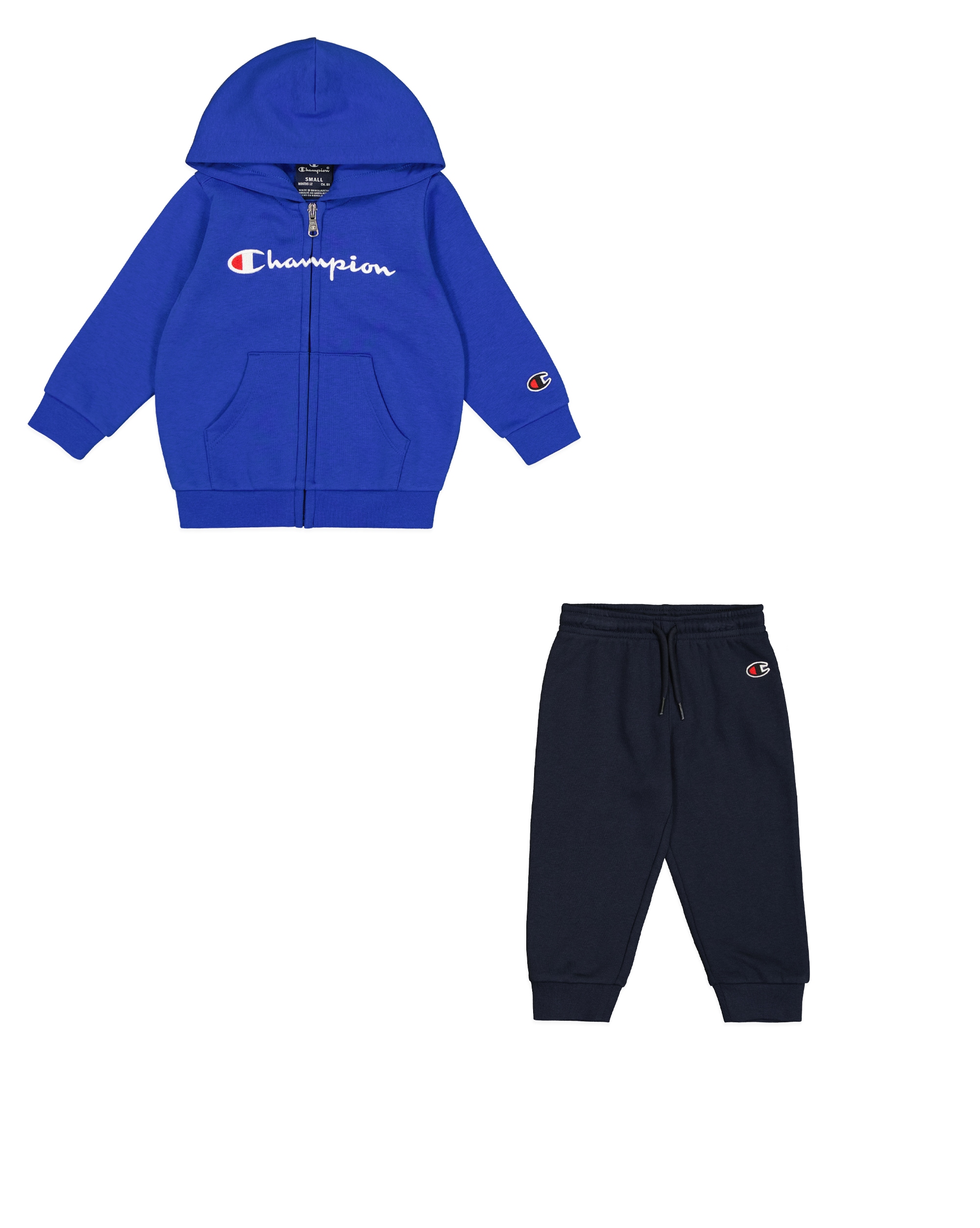 Champion Jogginganzug "Hooded Full Zip Suit", (Set, 2 tlg.), für Babys