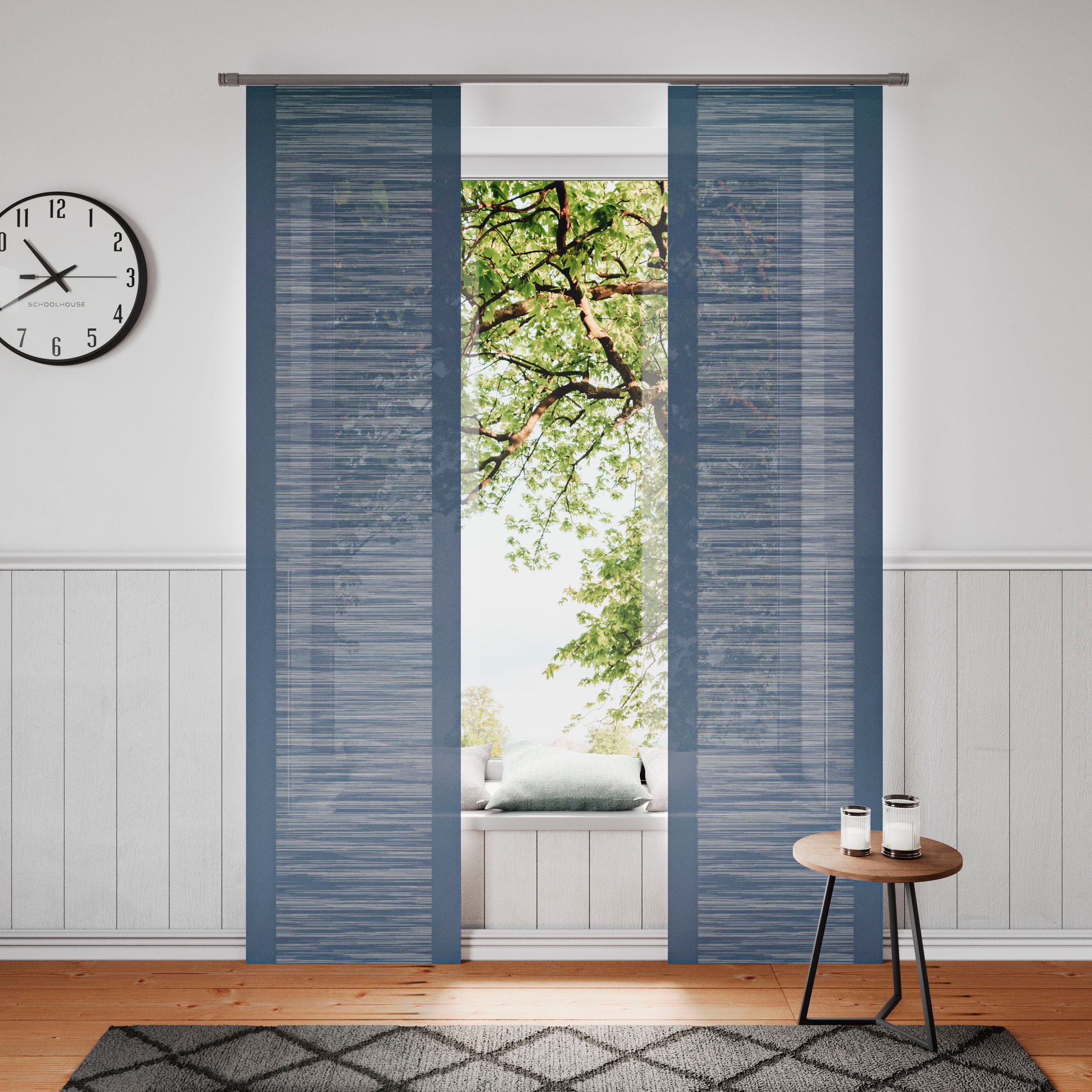 Neutex for you Schiebegardine "Padova" Klettband 1 Stk. tlg. inkl. Befestig günstig online kaufen