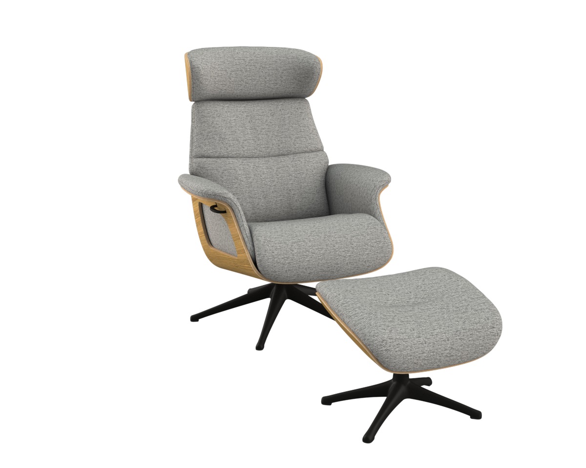 FLEXLUX Relaxsessel "Clement Rücken u. Kopfverstellung, ergonomisch, Aircha günstig online kaufen