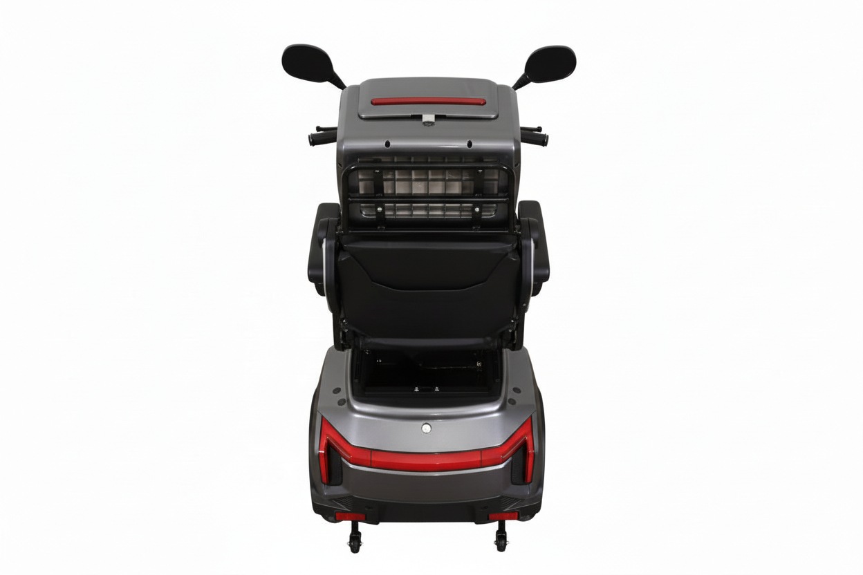 Aktiv mobil Elektromobil »AM E-Rider 1000, 25 km/h mit Topcase« 1.000 W 25 km/h Topcase mit Fassungsvermögen von ca. 25 l, Staufach mit ca. 19 l