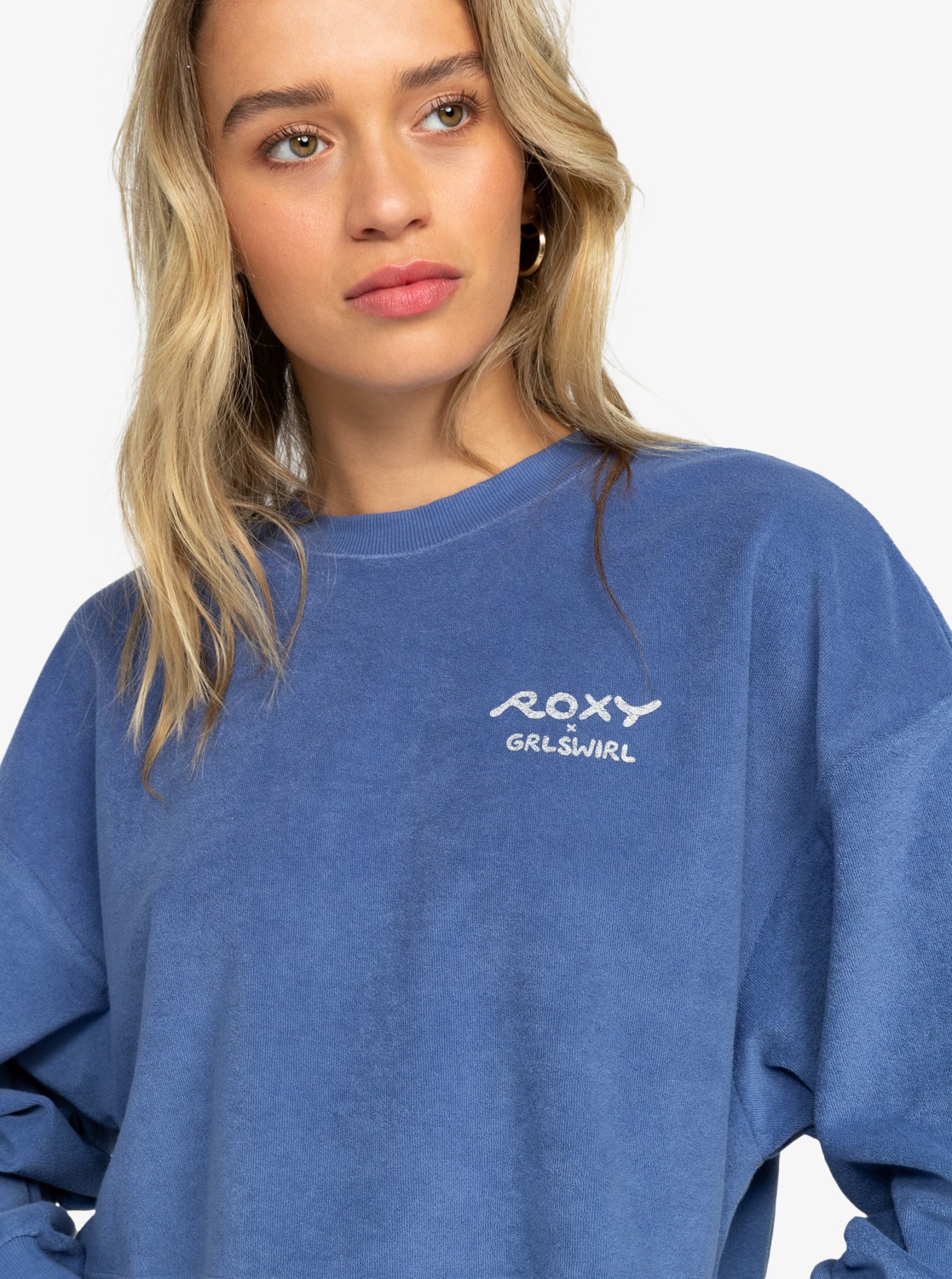 Roxy Sweatshirt »Roxy x Grl Swirl Cropped«