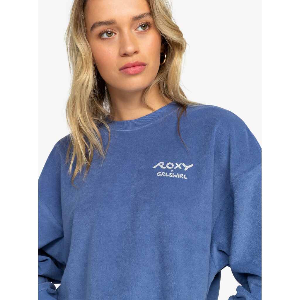 Roxy Sweatshirt »Roxy x Grl Swirl Cropped«
