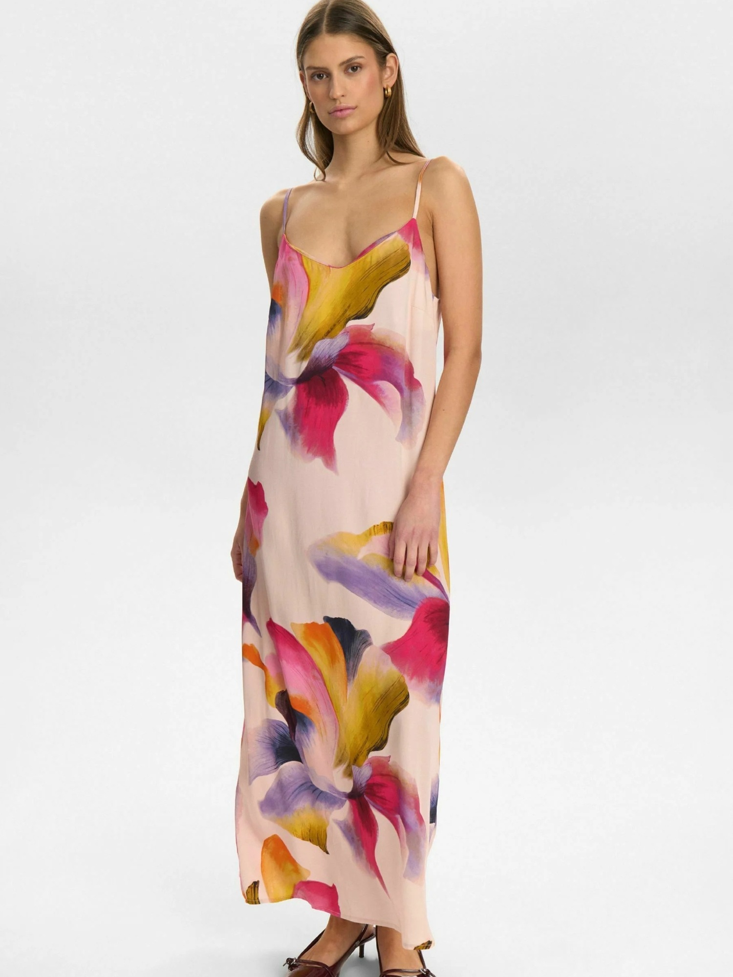 nümph Spaghettikleid »Nümph Slip dress NUBOTANICA«