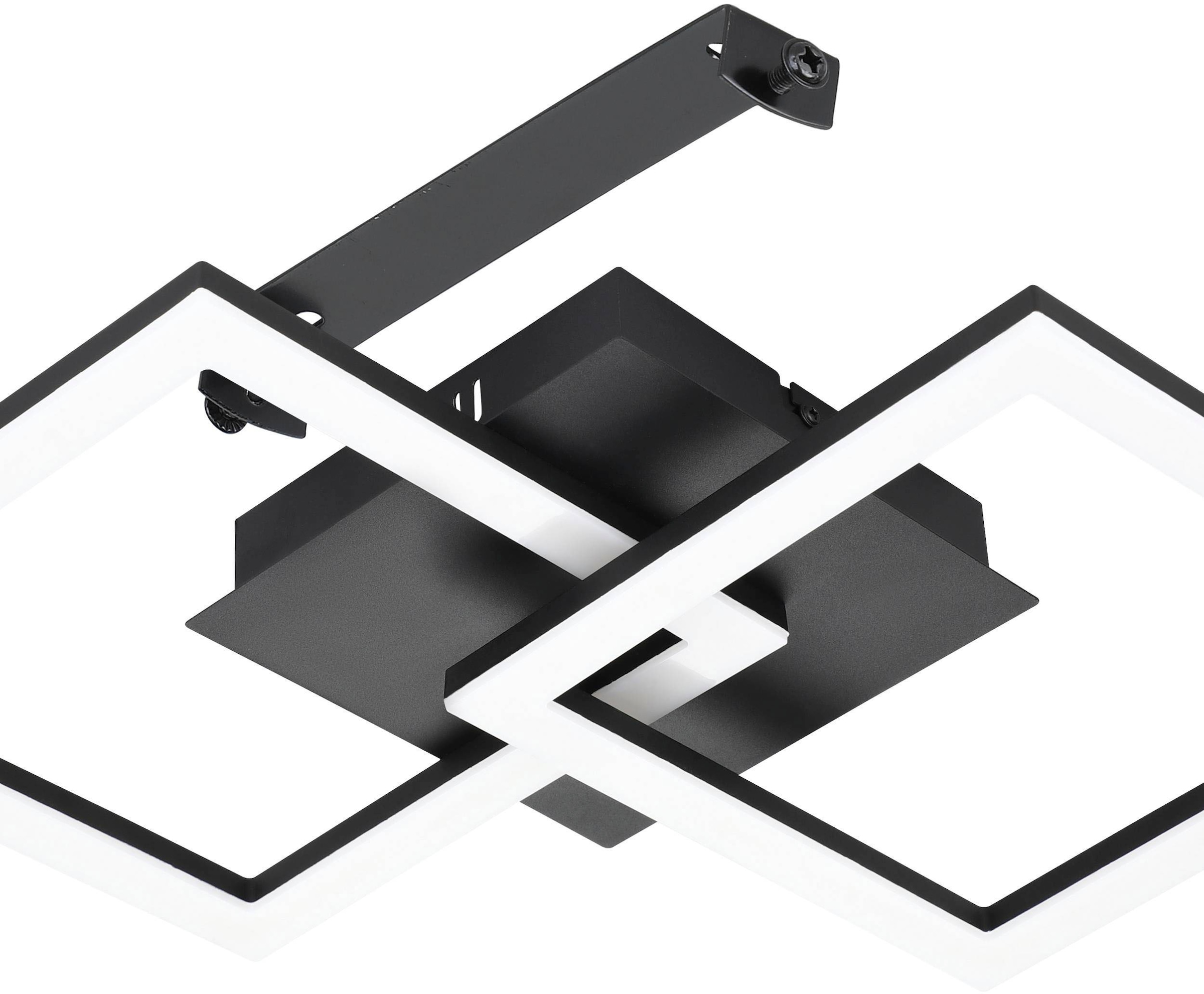 EGLO LED-Deckenleuchte »PARANDAY-Z«,  in schwarz aus Stahl / inkl. LED fest integriert - 21,5 Watt