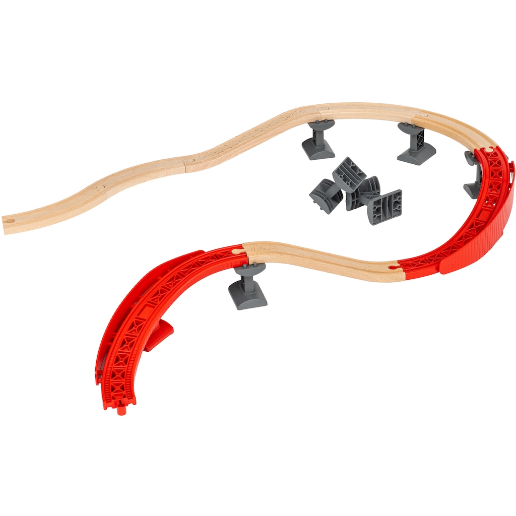 BRIO® Schienenerweiterungs-Set »BRIO® WORLD, Schienenpaket Berg und Tal«