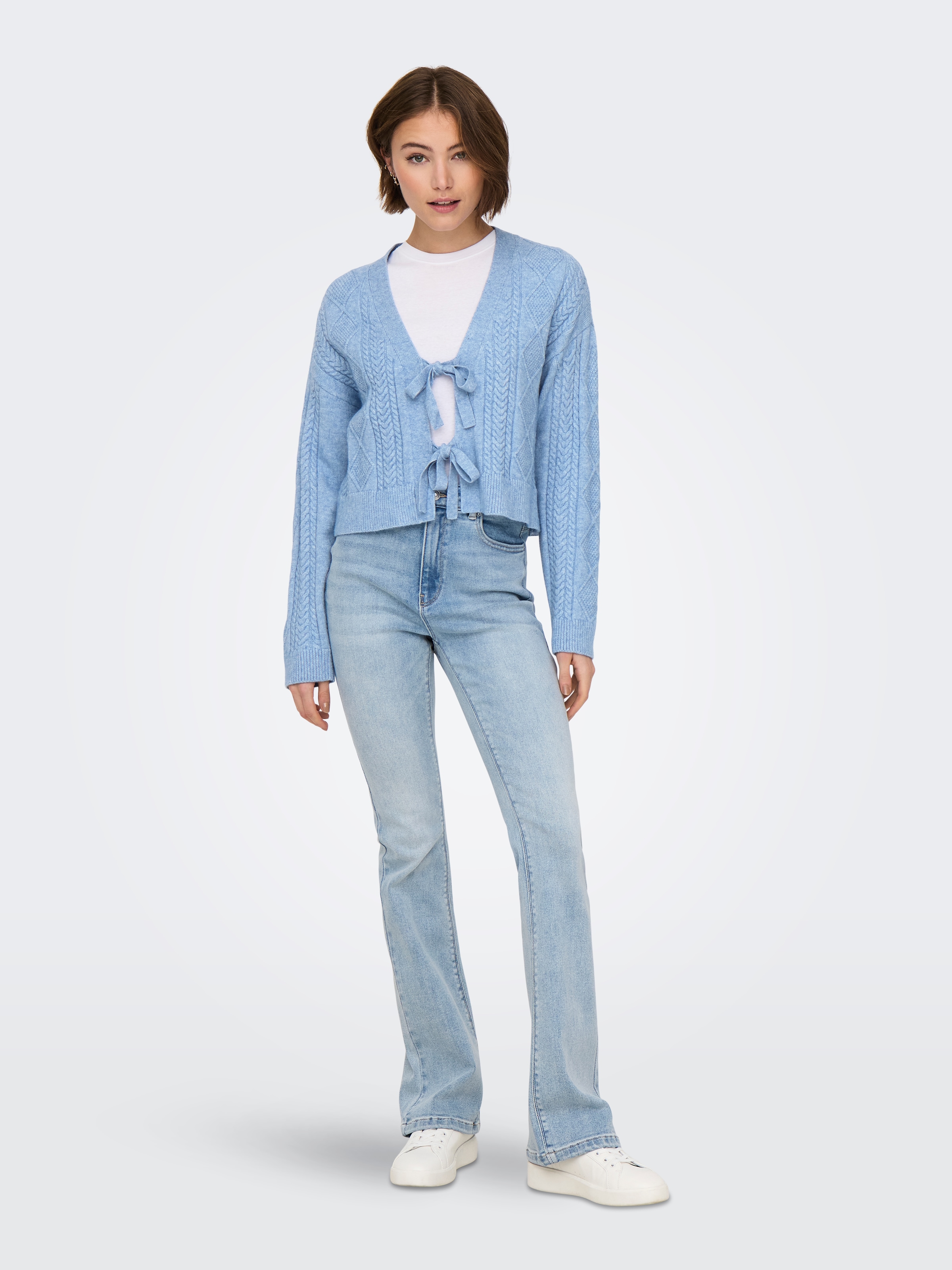 ONLY Strickjacke »ONLFIA LS STRING CARDIGAN KNT NCA«