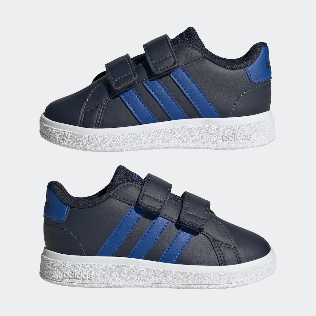 adidas Sportswear Sneaker »GRAND COURT LIFESTYLE HOOK AND LOOP«, Design auf den Spuren des adidas Superstar