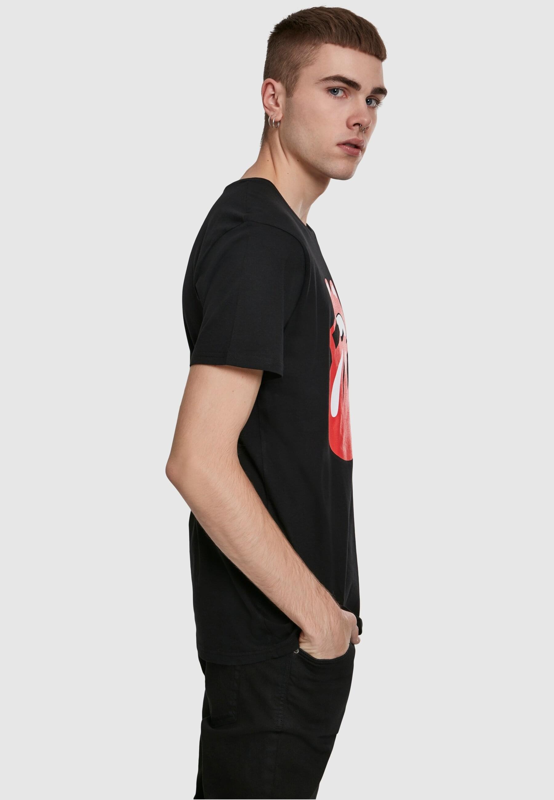 Merchcode T-Shirt »Merchcode Herren Rolling Stones Tongue Tee«, (1 tlg.)