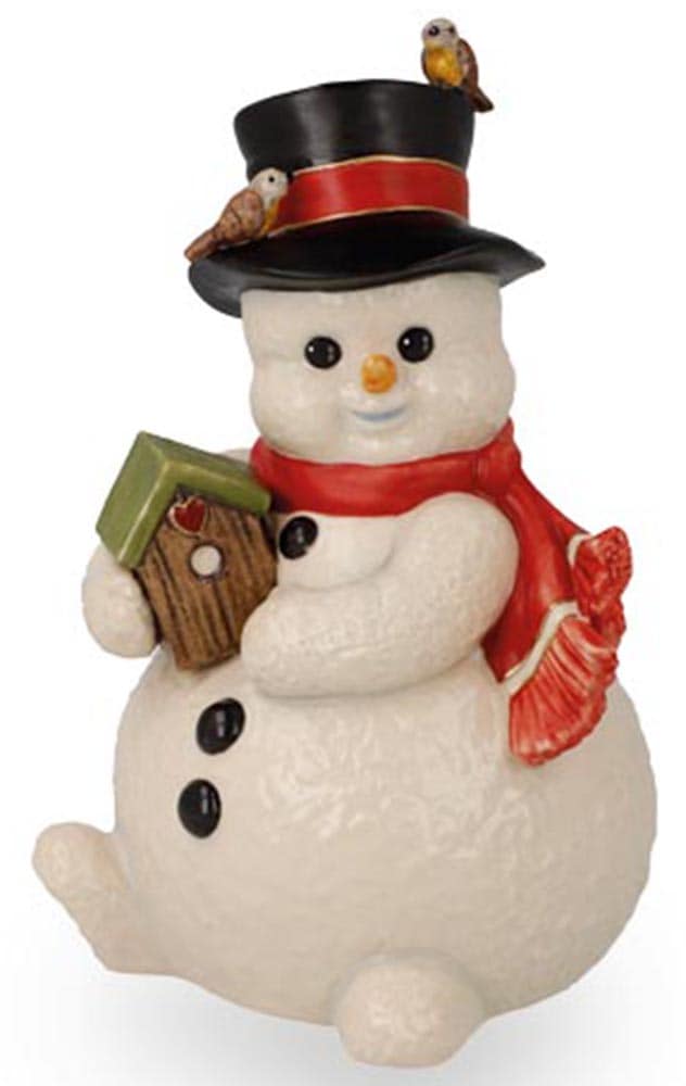 Goebel Dekofigur "Schneemann - Umzug ins Winterquartier" 8,5 x 8 x 13,5 cm günstig online kaufen