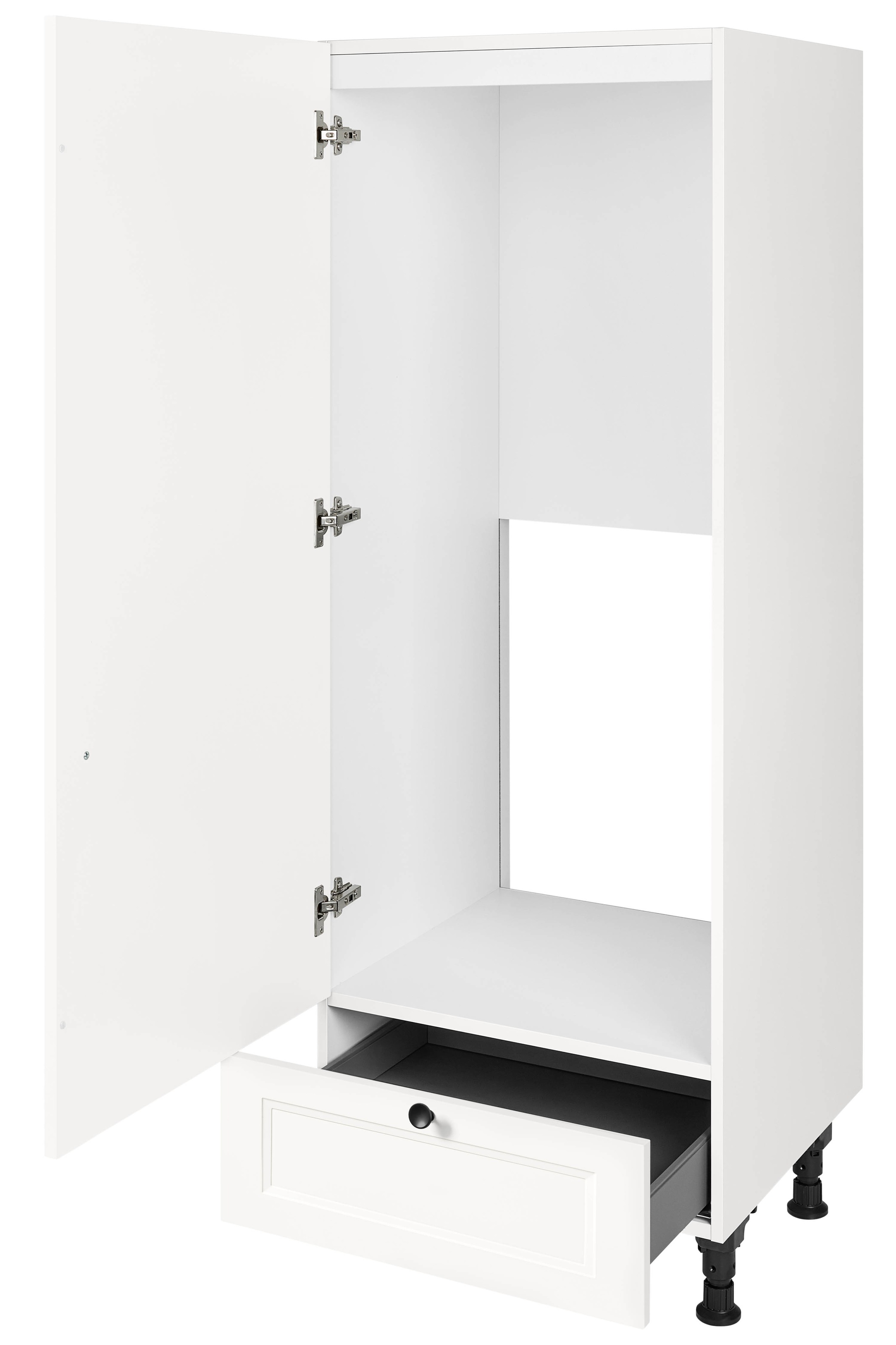 nobilia® Kühlumbauschrank »"Cascada", Ausrichtung wählbar, mit Schubkasten,«, vormontiert, Breite/Höhe: 60/167,8 cm