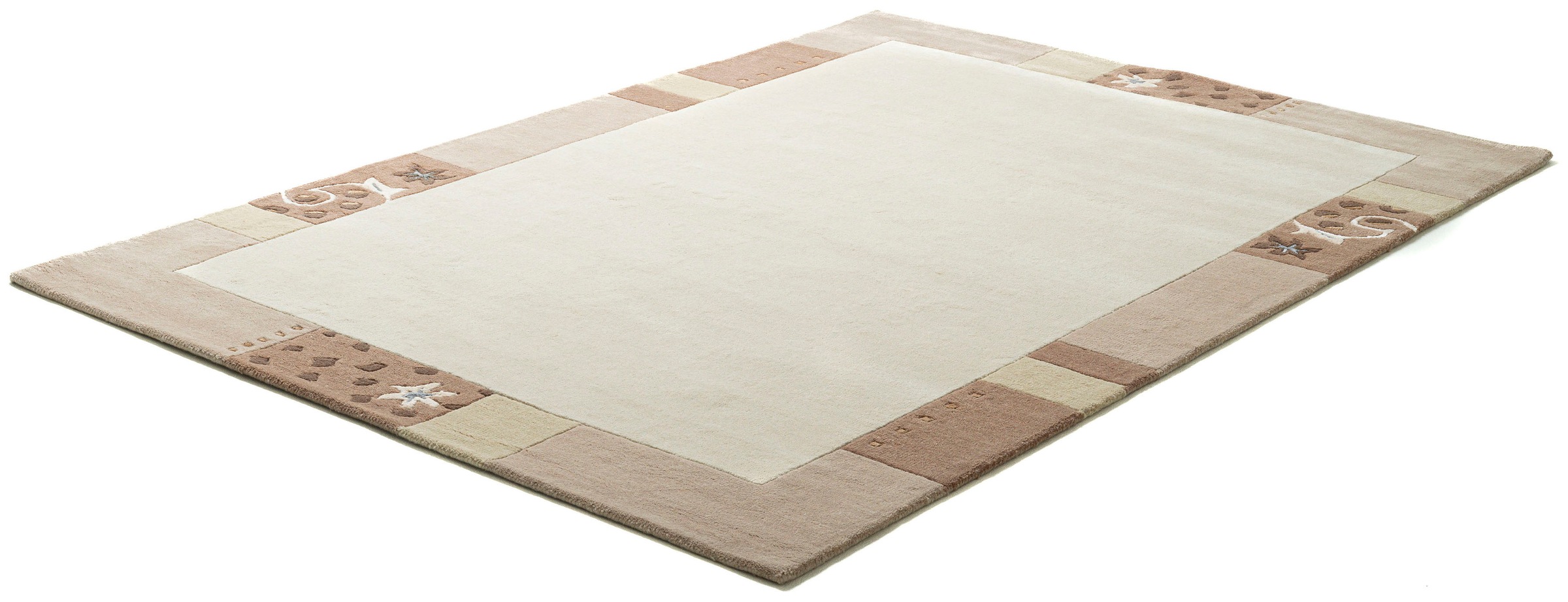 THEKO Royal Ganges Wool Rug Beige 340x240cm 2