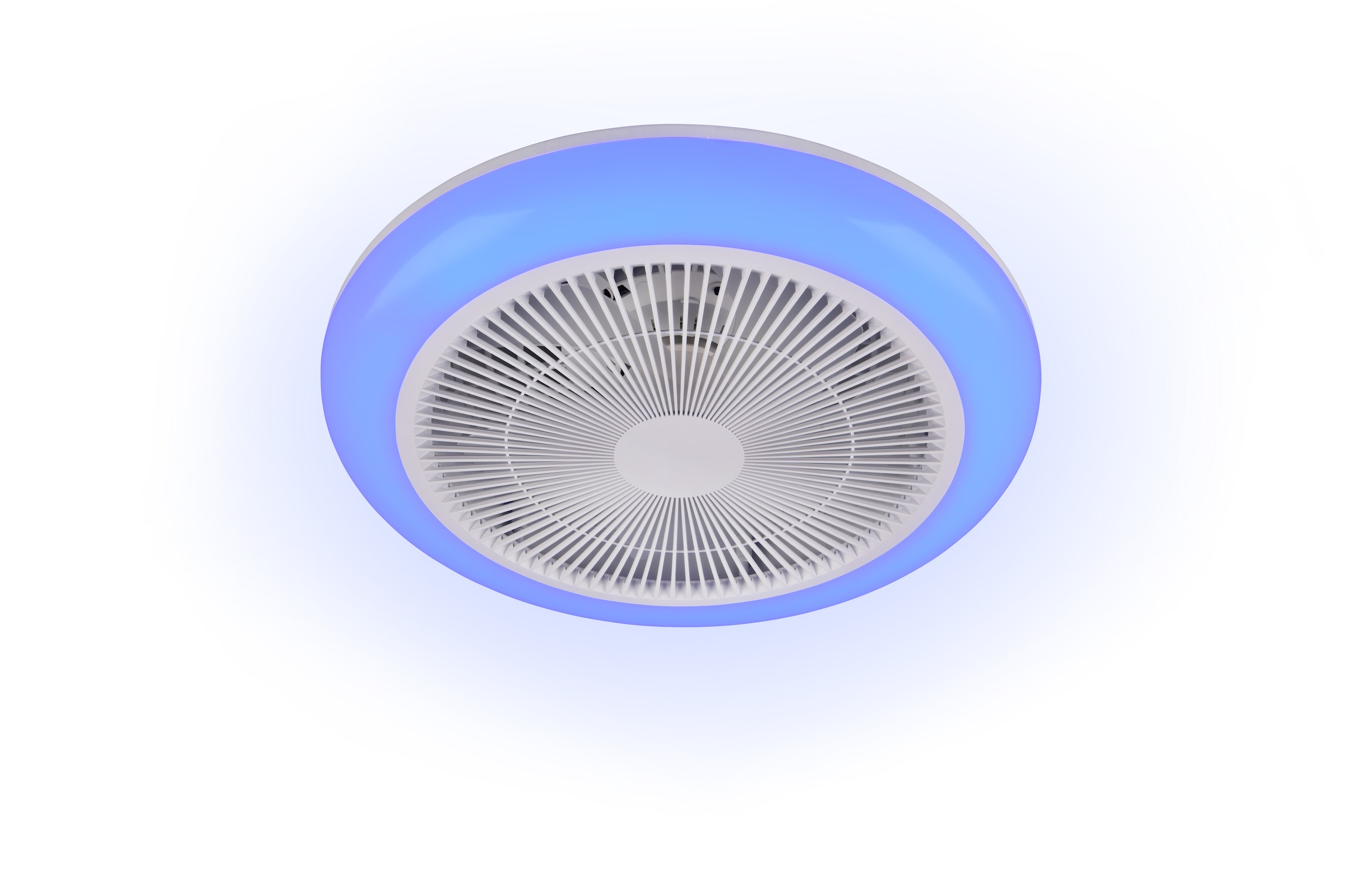 REALITY Leuchten LED Deckenleuchte »HOLMSUND mit Ventilator, Deckenventilator mit RGB Licht Farbwechsel« LED-Board 1 Stk. RGB | warmweiß - kaltweiß 3-Stufen Ventilator Kinderzimmer Fernbedienung dimmen + buntes Licht