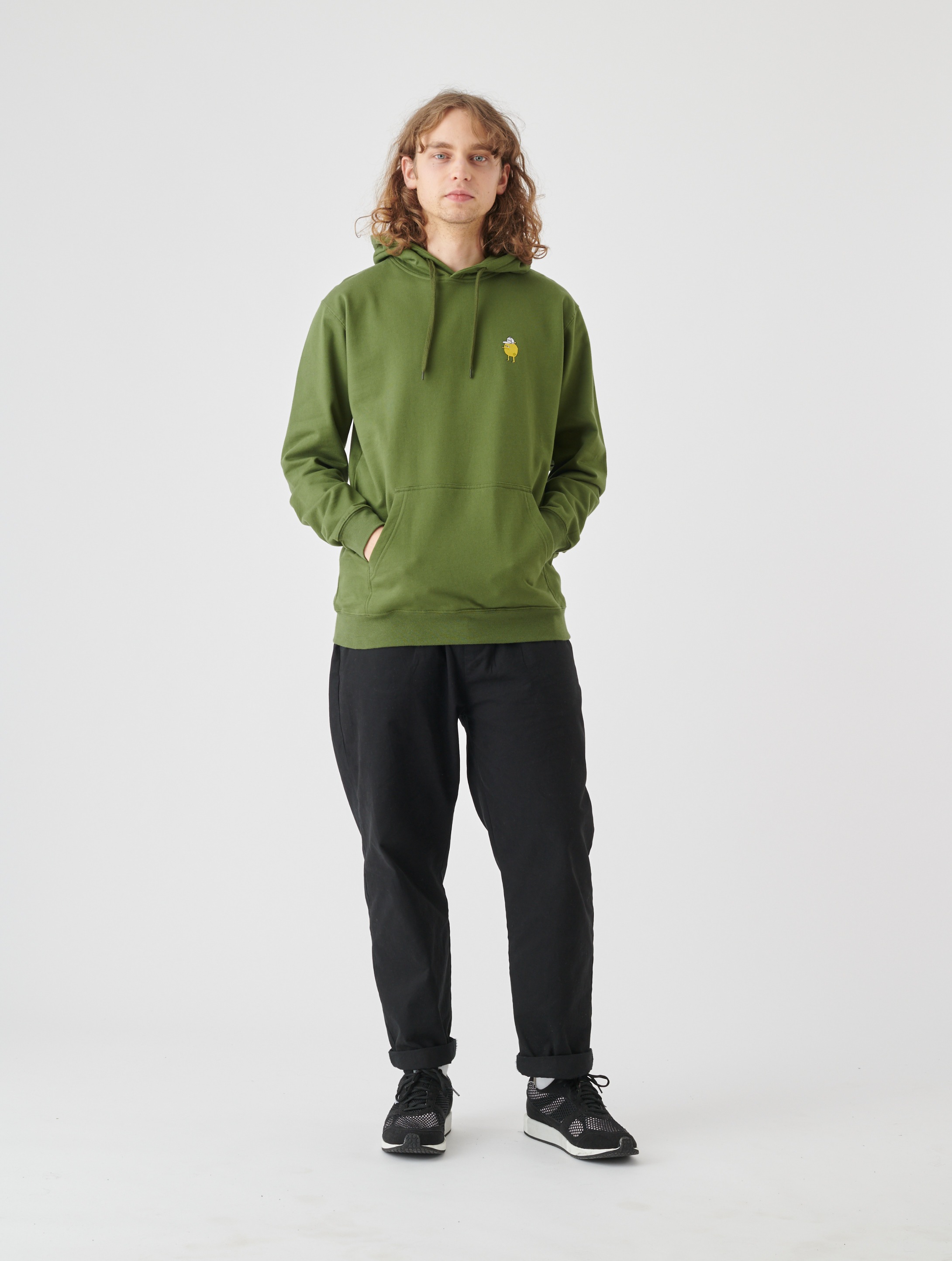 Cleptomanicx Kapuzensweatshirt »Hooded Zitrone«, mit kleiner Stickerei