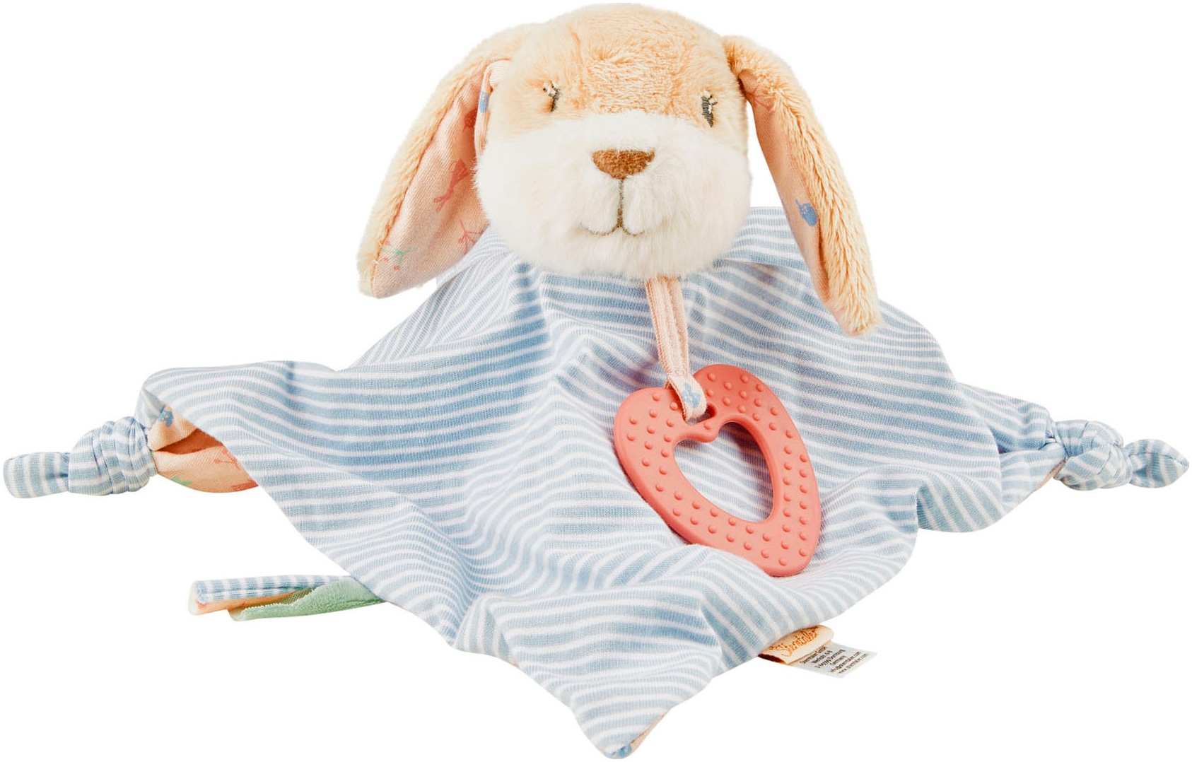Sterntaler Schmusetuch "Hase HanniM" mit Beißring aus Silikon