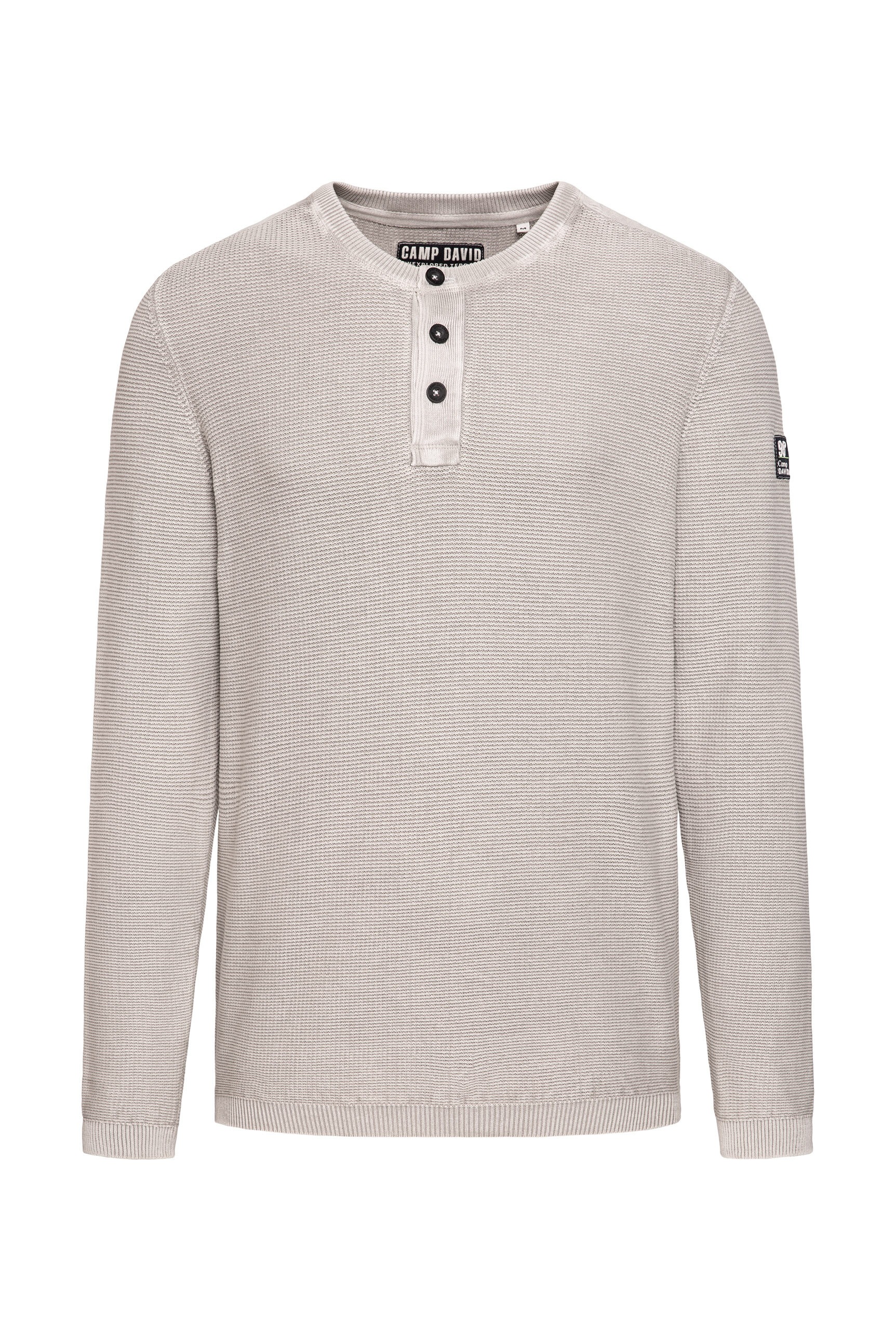 CAMP DAVID Rundhalspullover aus Baumwolle günstig online kaufen