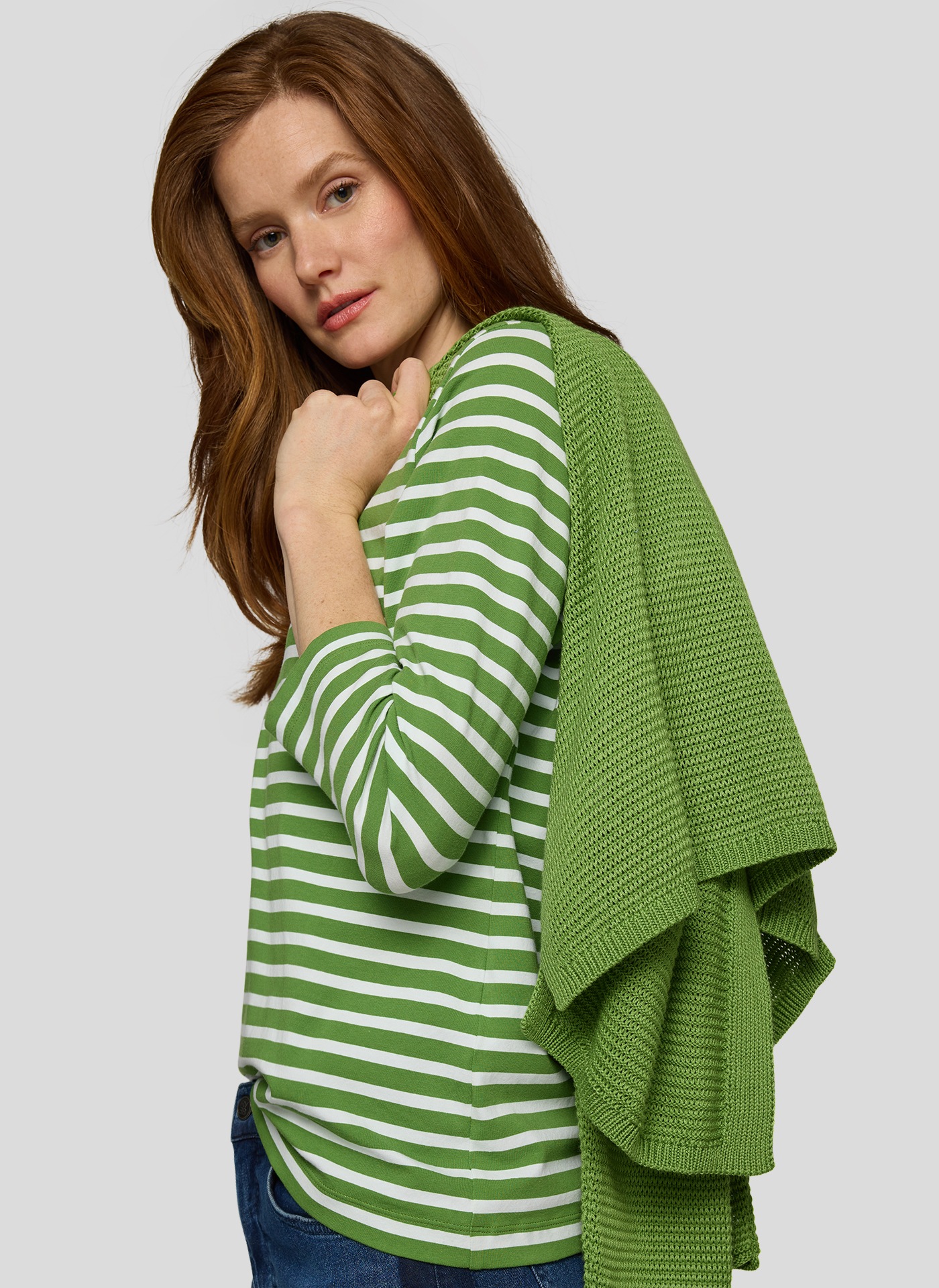 Rabe 3/4-Arm-Shirt, in Streifen-Optik
