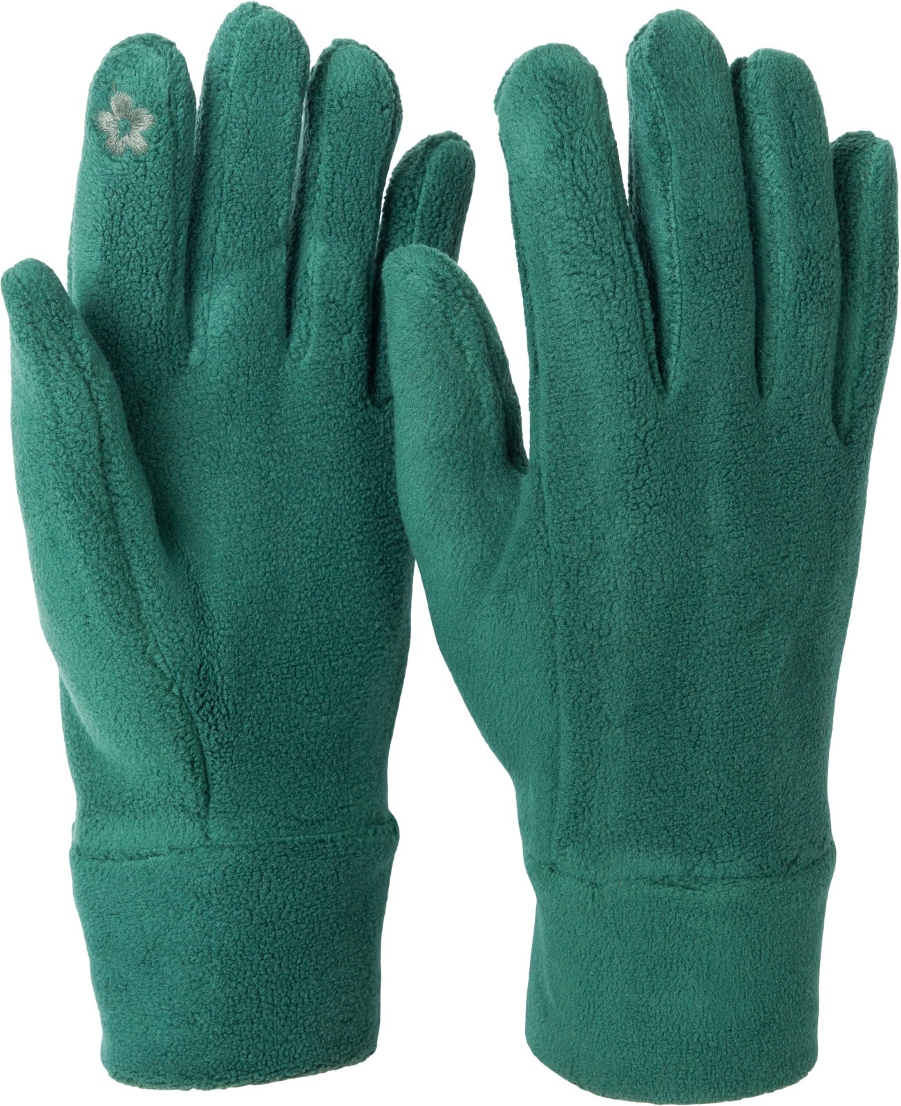styleBREAKER Fleecehandschuhe "Einfarbige Touchscreen Fleece Handschuhe" 1 Stk.
