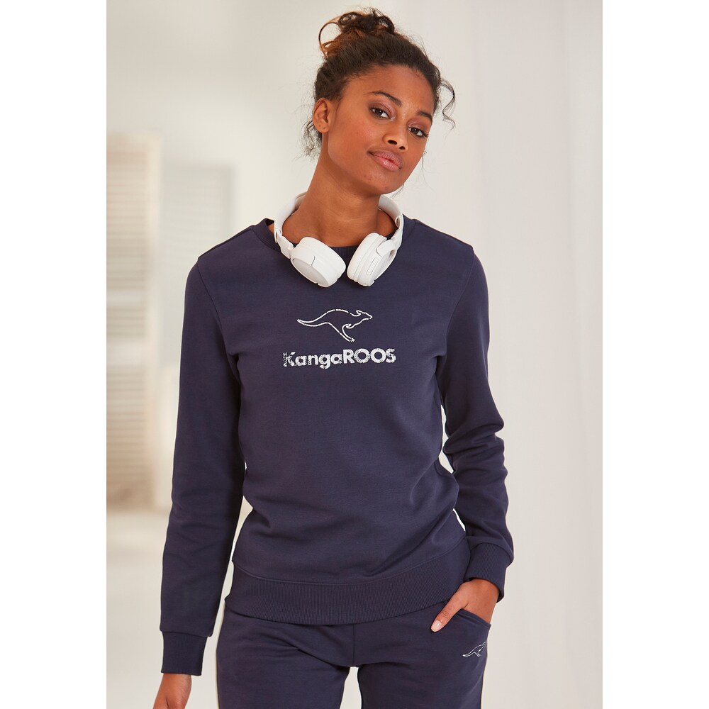 KangaROOS Sweatshirt, mit Kontrastfarbenem Logodruck kaufen
