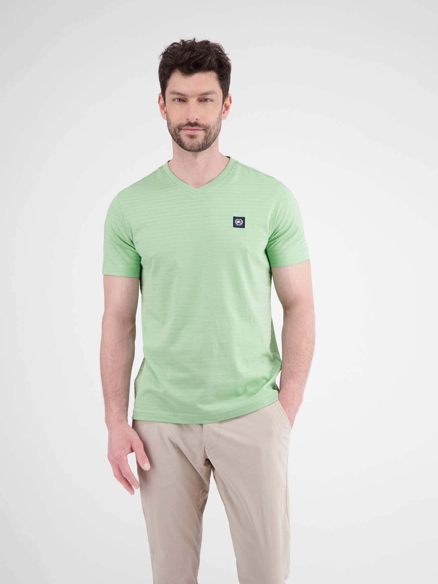 LERROS T-Shirt "Herren T-Shirt mit V-Ausschnitt" günstig online kaufen