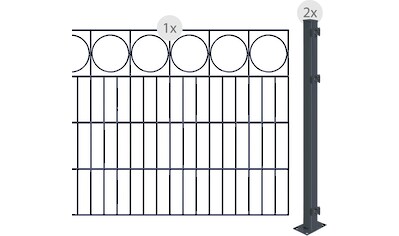 Zaun »EASY 80 zum Aufschrauben "Ring"«