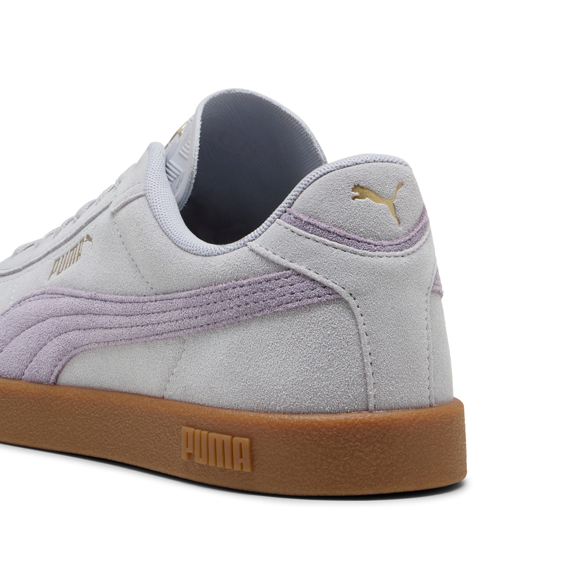 Puma Club II Era Suede Sneaker Silver-Lilac 42 6