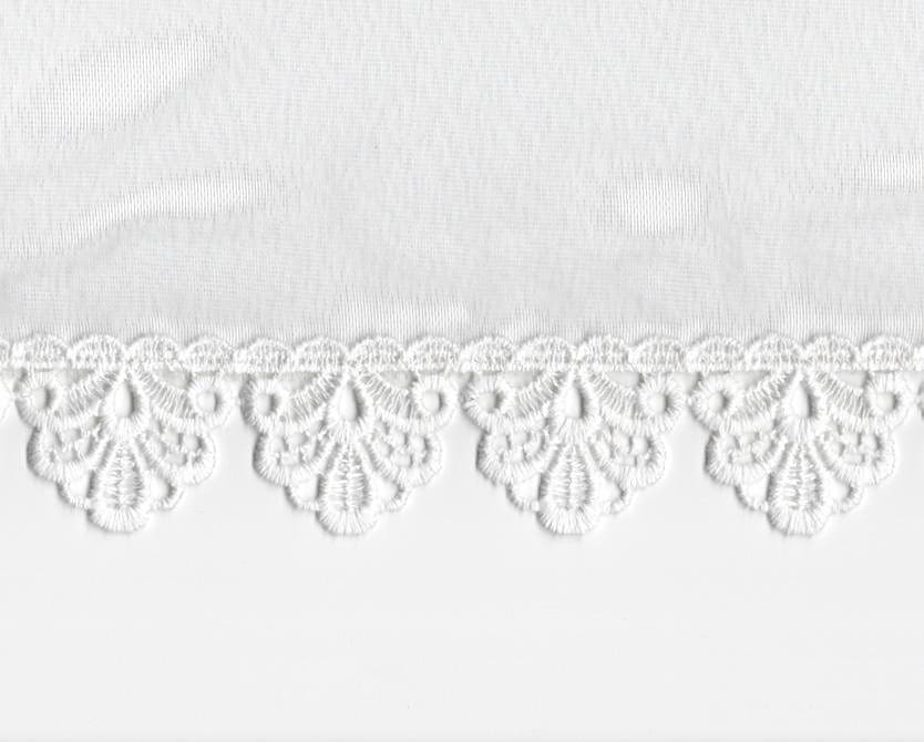 Wirth Gardine »Elena«, (2 St.), veredelt mit echter Plauener Spitze Stickerei, inkl. Raffhalter