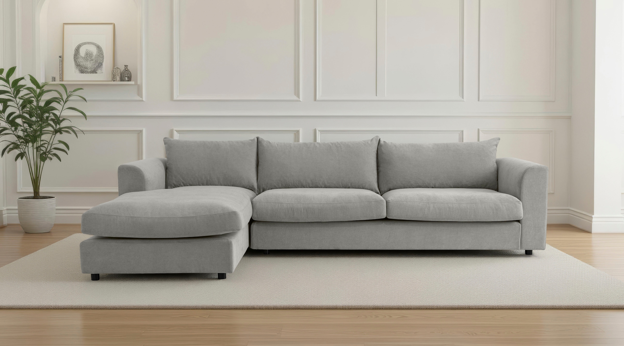 LeGer Home by Lena Gercke Ecksofa "Avelina" Breite 297 cm, in Cord- und Che günstig online kaufen