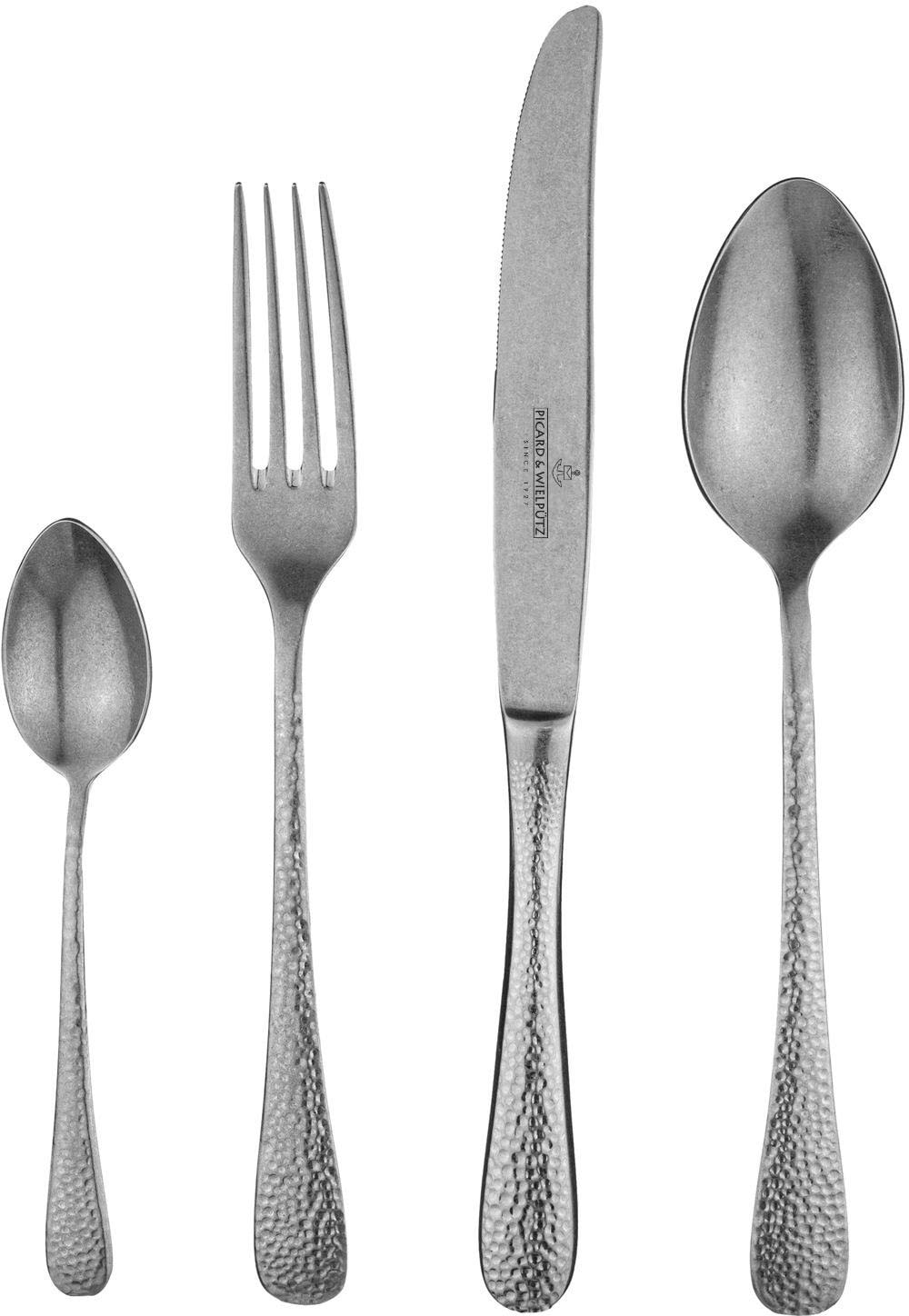 Picard & Wielpütz Solingen Besteck-Set "Mia Vintage" Hammerschlag-Optik, st günstig online kaufen