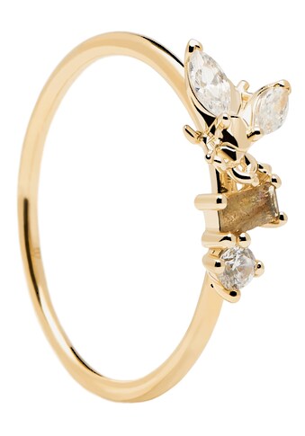 PDPAOLA Fingerring »Revery Gold Ring, AN01-219-12,14«, mit Labradorit, Zirkonia (synth.) kaufen