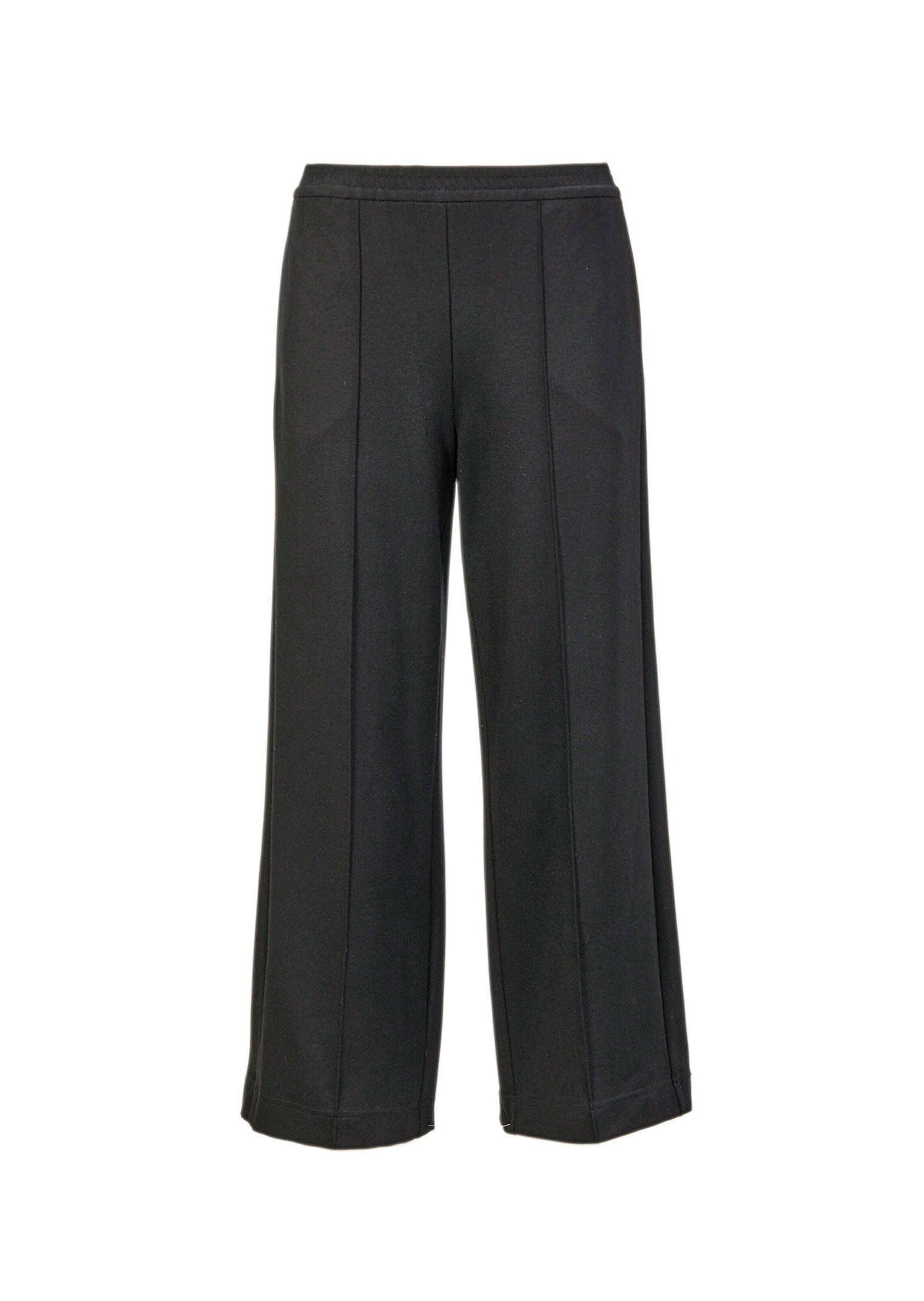 GOLDNER 7/8-Hose "Kurzgröße Verkürzte Jersey-Hose VERA mit Biesen" Ohne