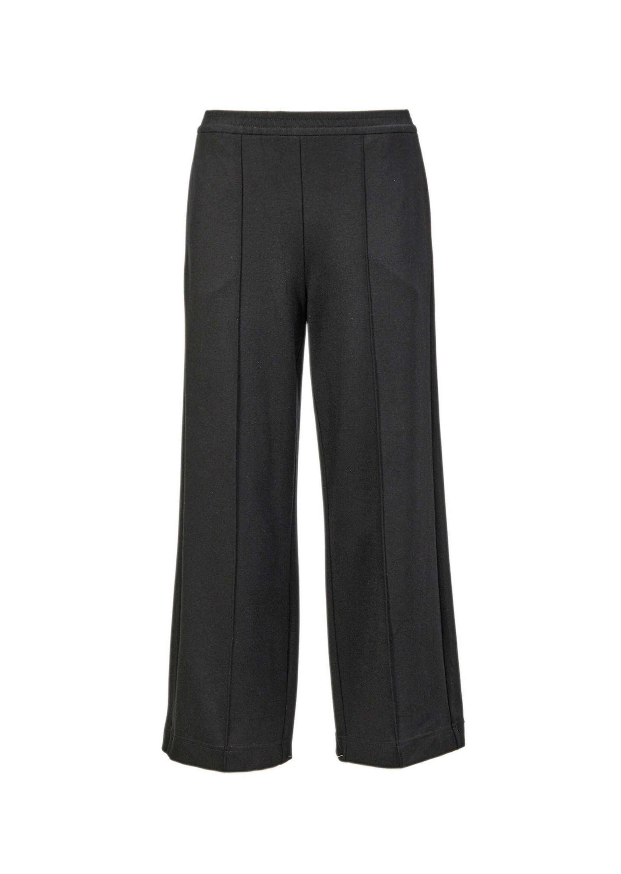 GOLDNER 7/8-Hose "Verkürzte Jersey-Hose VERA mit Biesen" Ohne
