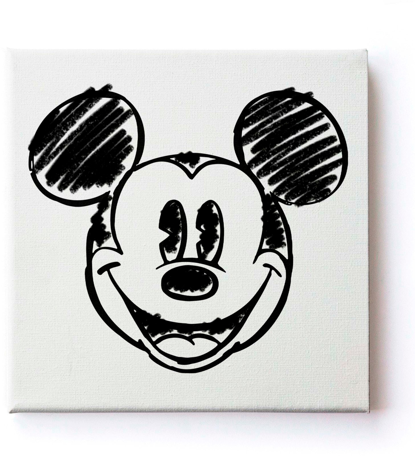 Disney Leinwandbild »Leinwandbilder Set of 3 Mickey Mouse Sketch 3/30x30cm«, (Packung, 3 St.)
